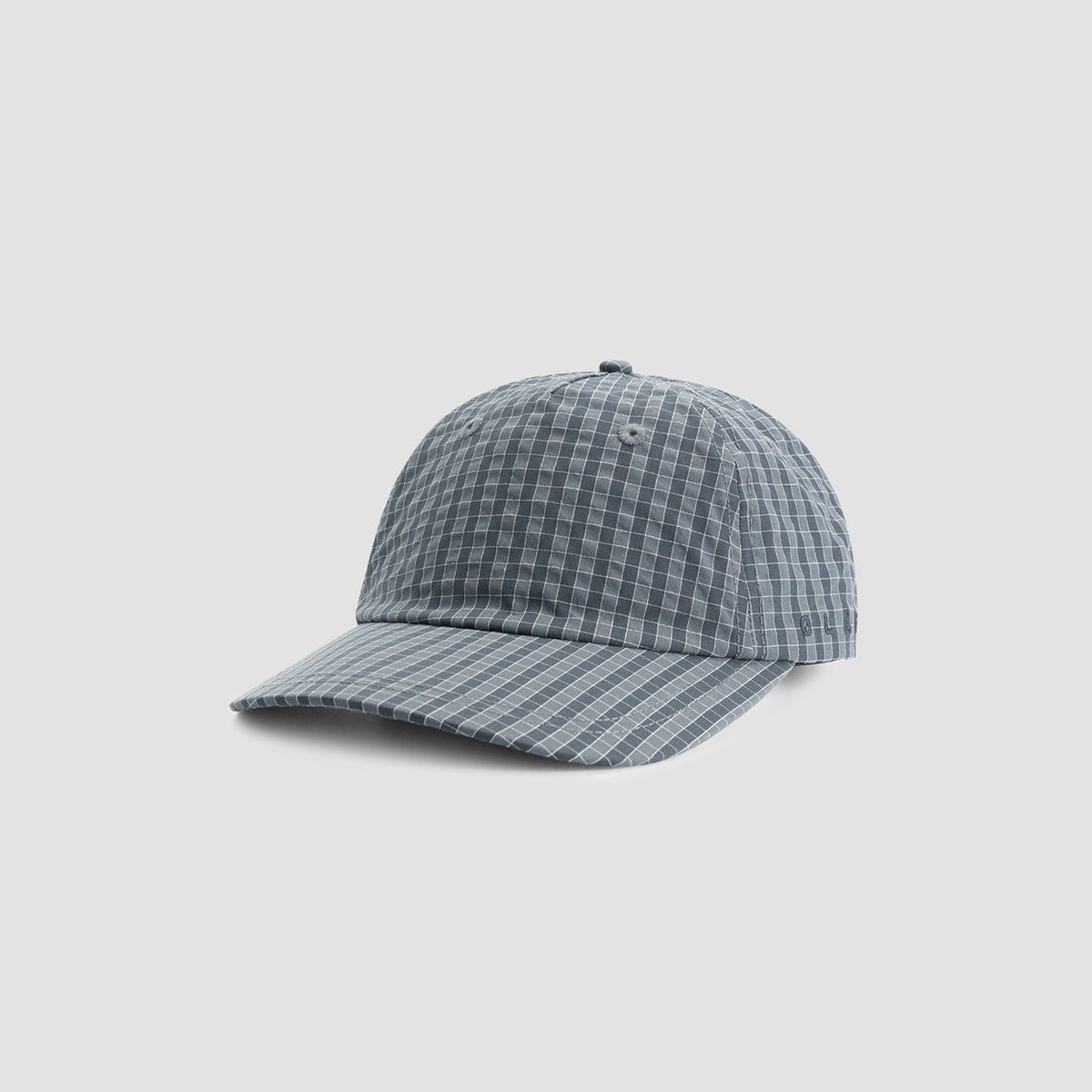 CHECKED 5 PANEL CAP | NAVY