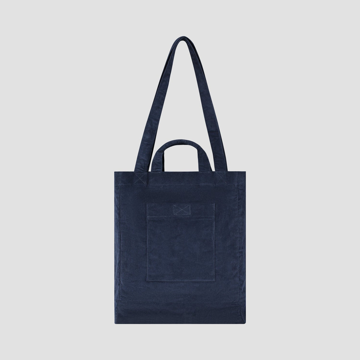 CORDUROY TOTE BAG | NAVY