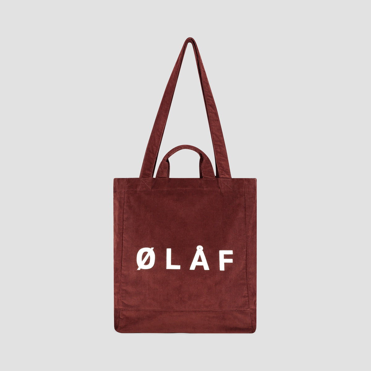 CORDUROY TOTE BAG | RUM RAISIN