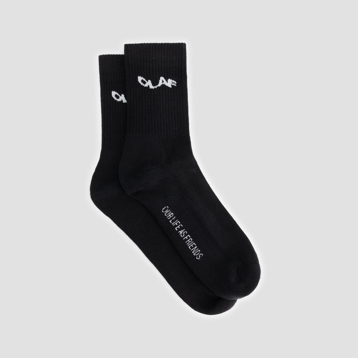 WAVY DRIFT SOCK | BLACK