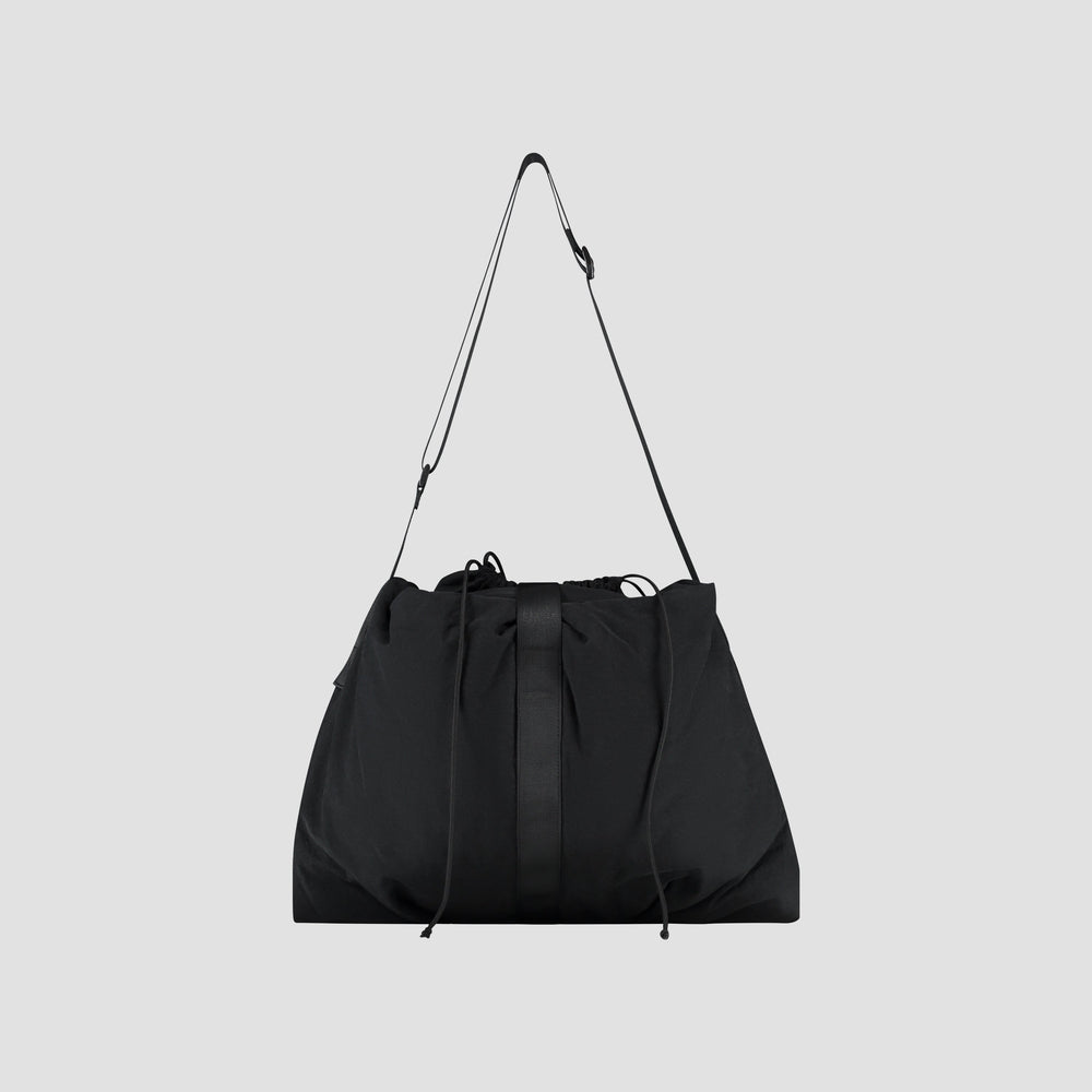 TECHNICAL TWILL CROSSBODY BAG | CHARCOAL