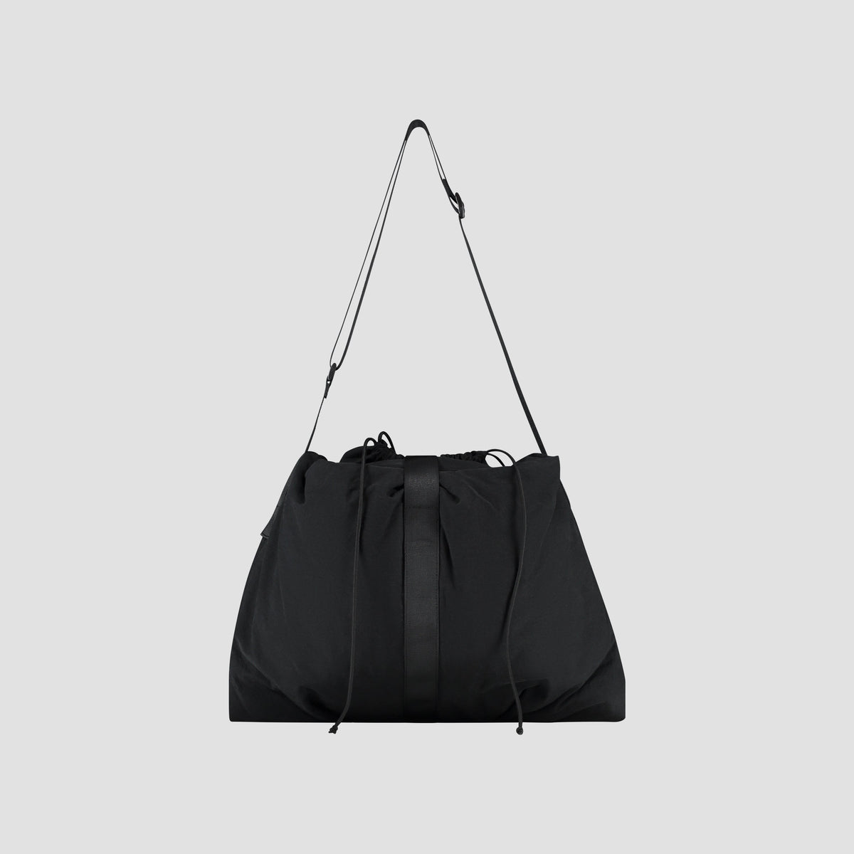 TECHNICAL TWILL CROSSBODY BAG | CHARCOAL