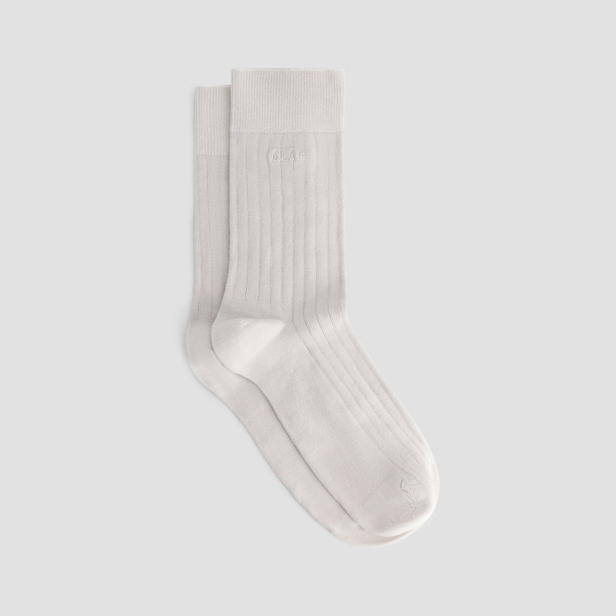 COTTON BAMBOO BLEND SOCKS | CEMENT
