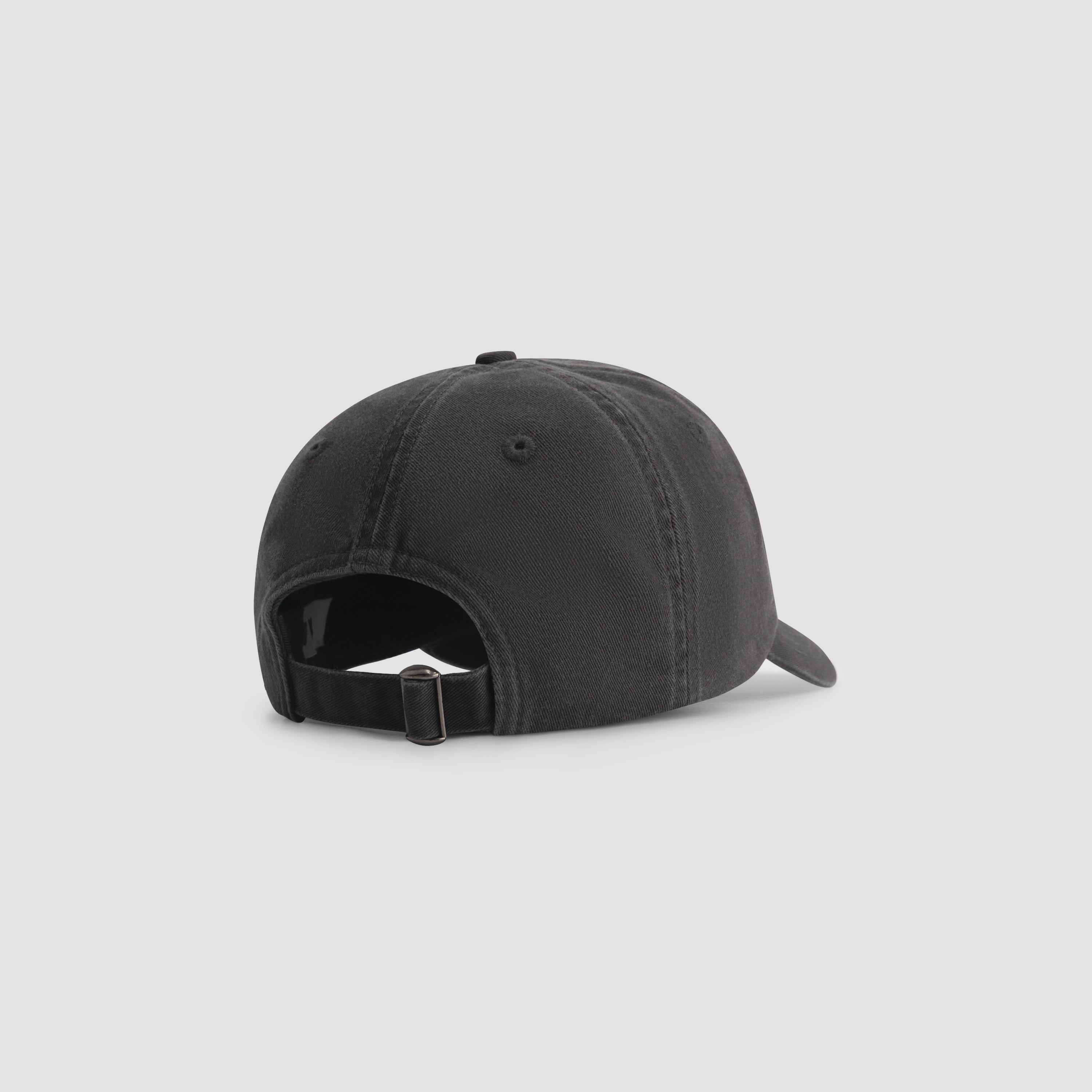 Washed Signature Logo Cap - Charcoal