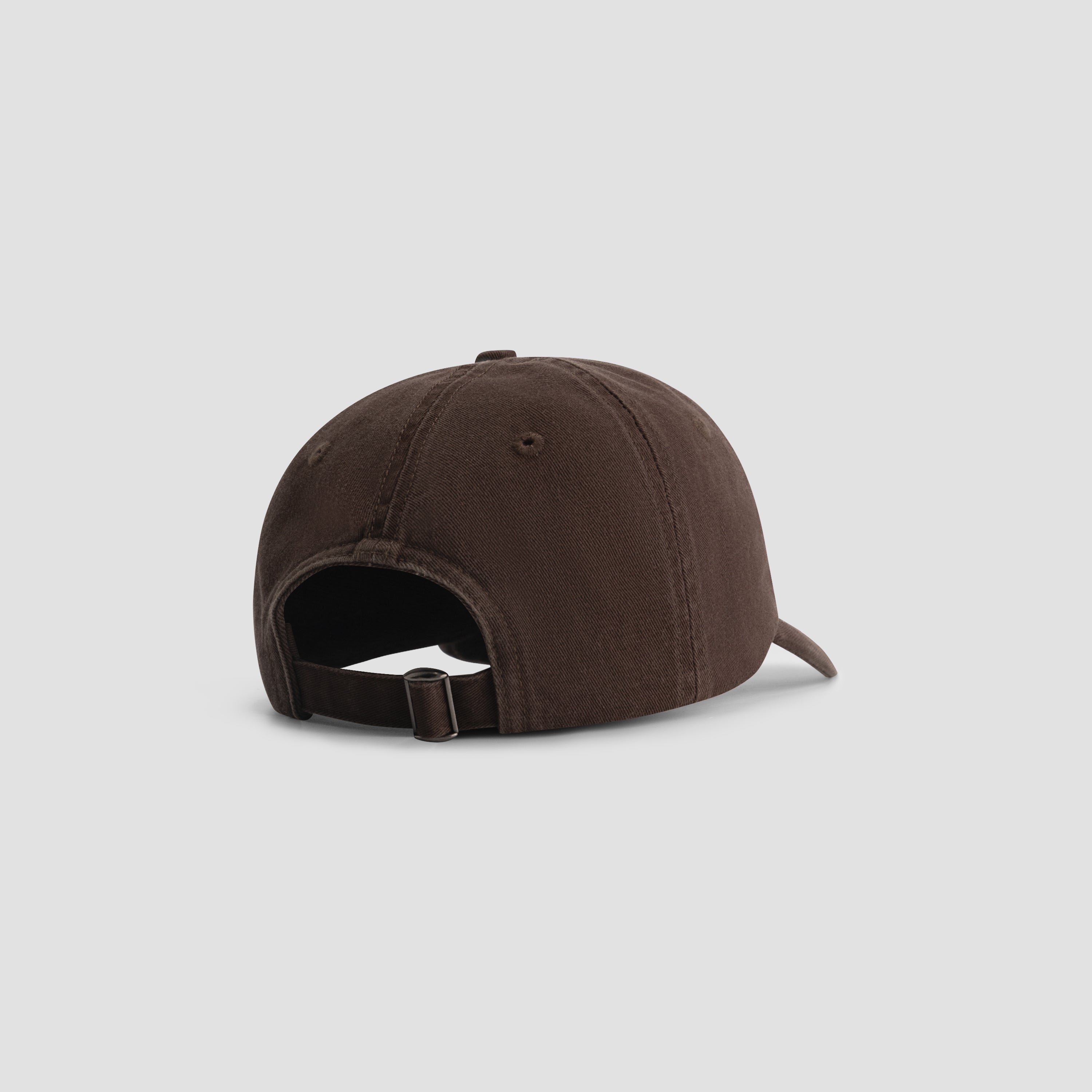 Wool Monogram Cap - Chocolate Chip