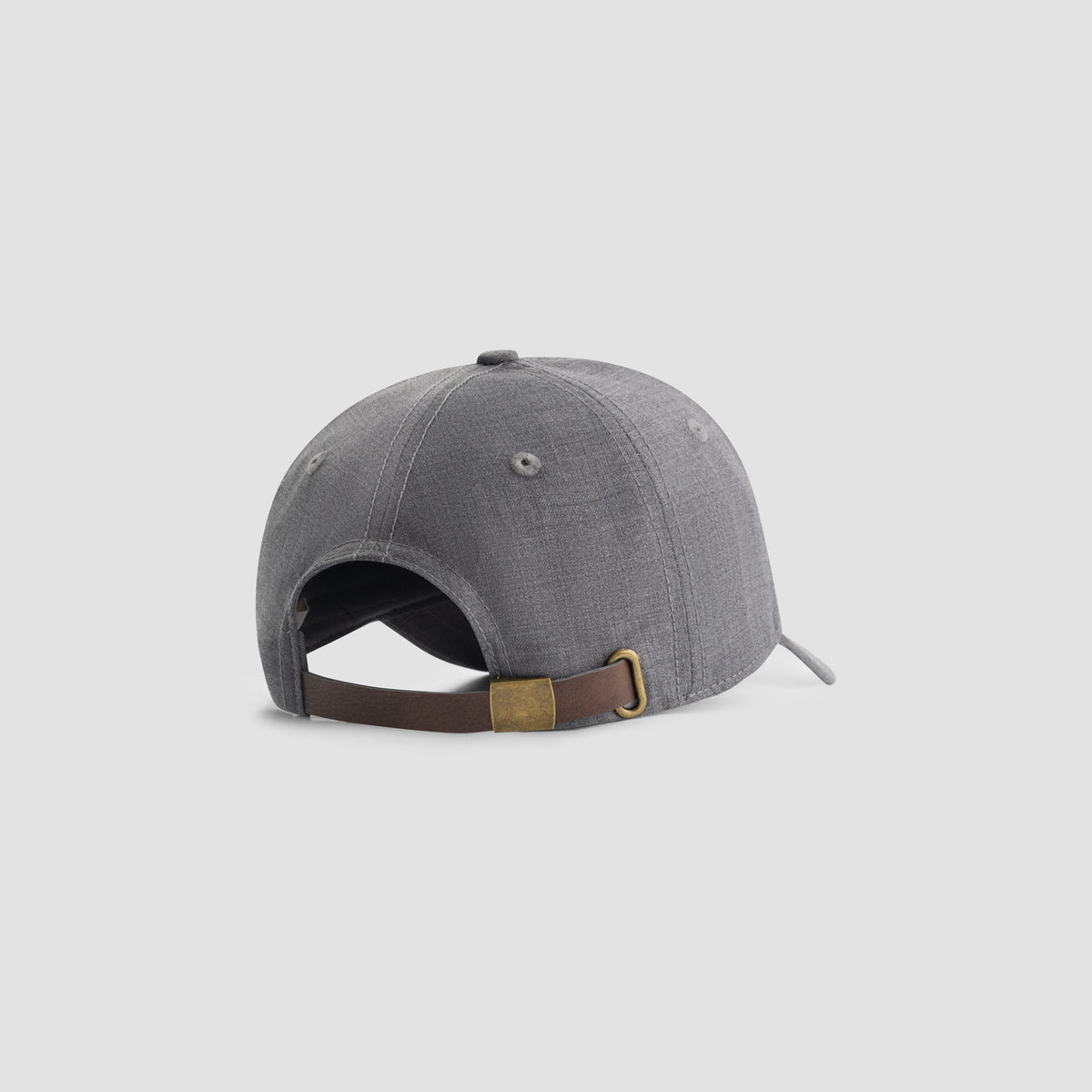 WOOL MONOGRAM CAP | SHARKSKIN