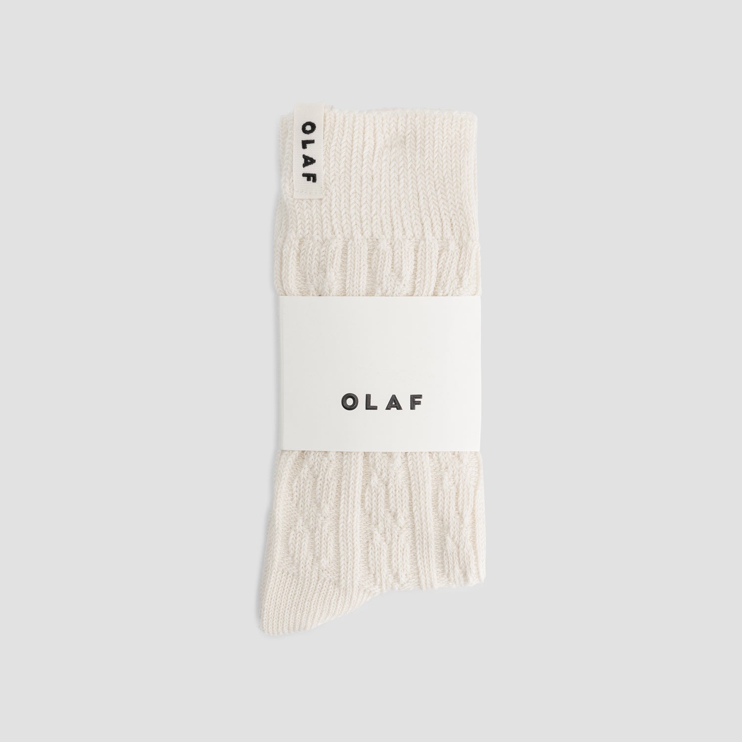 Cable Socks - Off White
