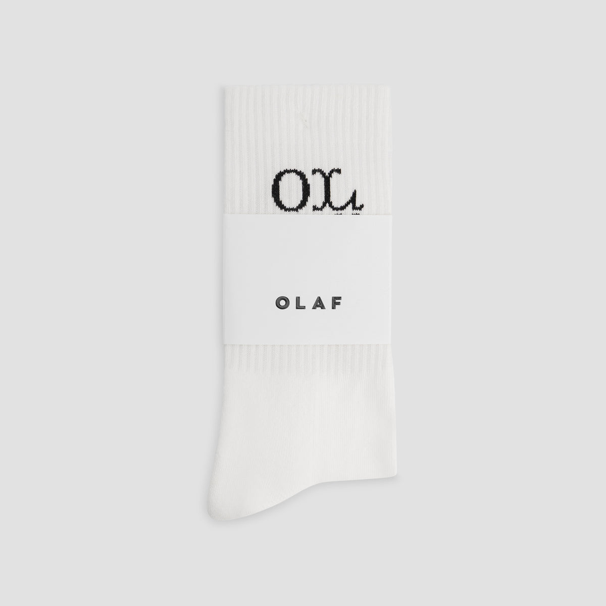 WESTERN LOGO SOCKS | OPTICAL WHITE