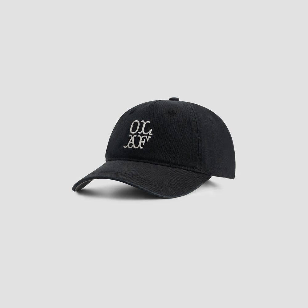 Washed Western Logo Cap - Black
