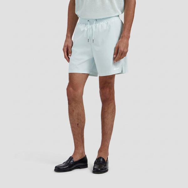Texture Regular Swim Shorts - Salt Air