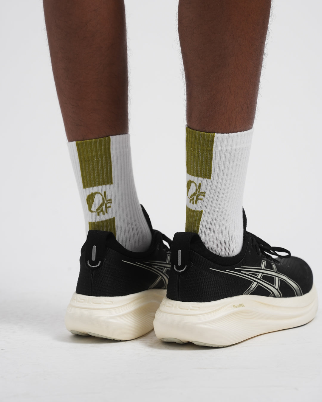 10 Year Socks - Optical White / Willow