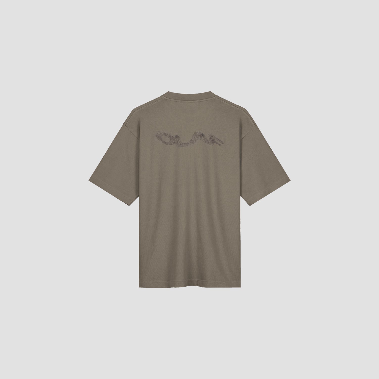 Wavy Drift Embro Tee - Cedar Brown
