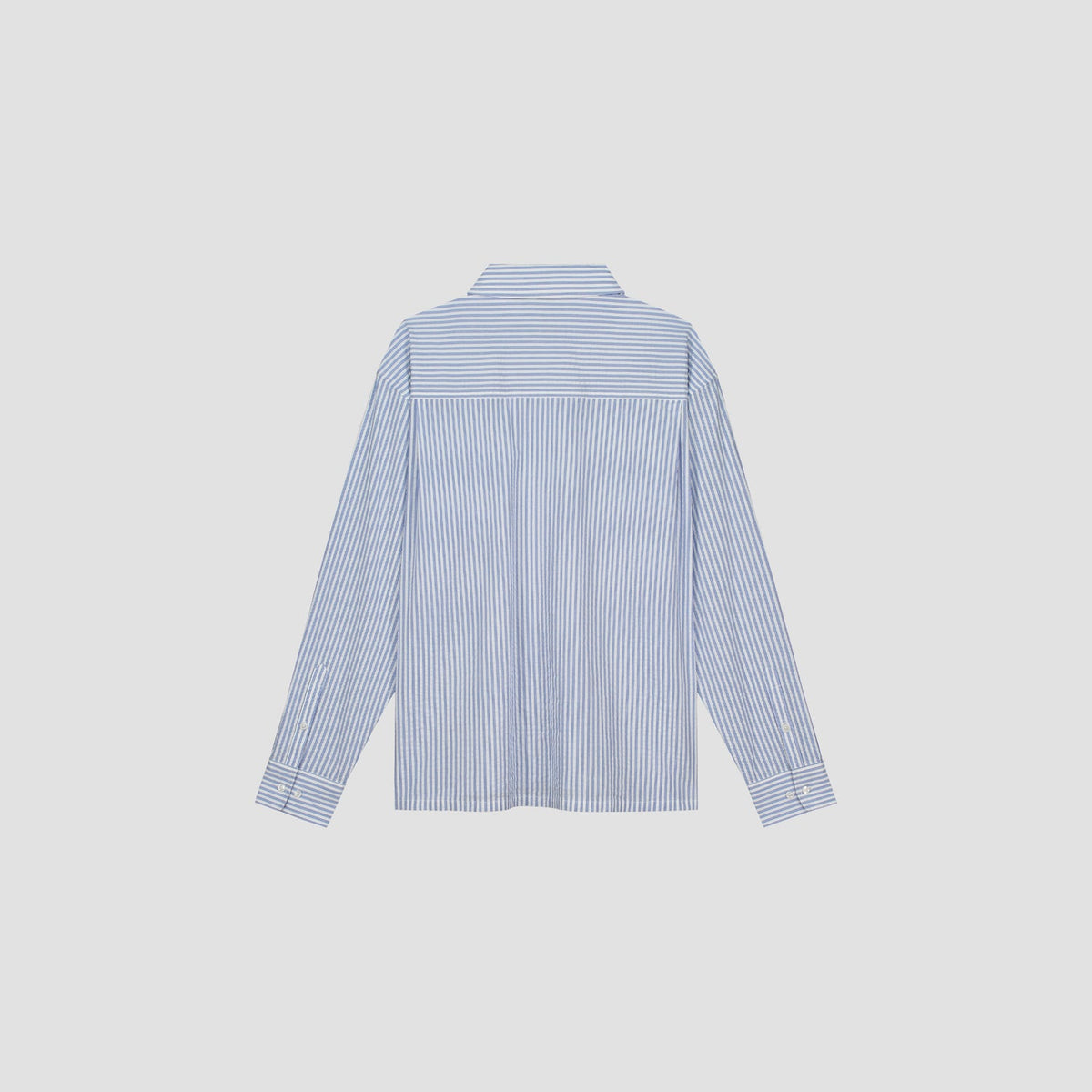 OXFORD STRIPE SHIRT LS | BLUE STRIPE