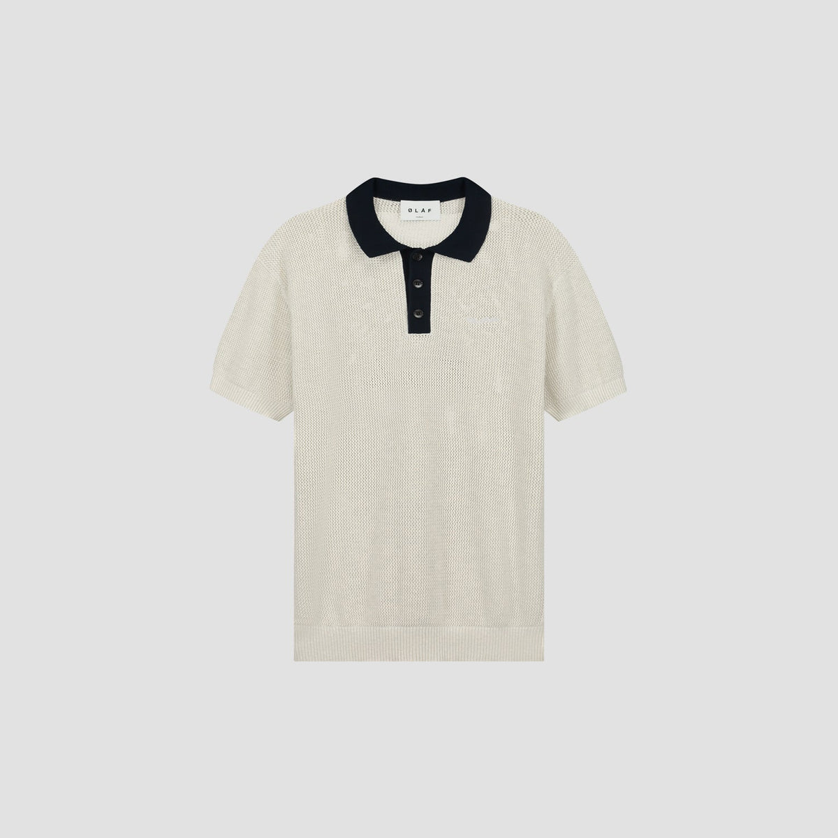 VARSITY POLO KNIT SS | OFF WHITE