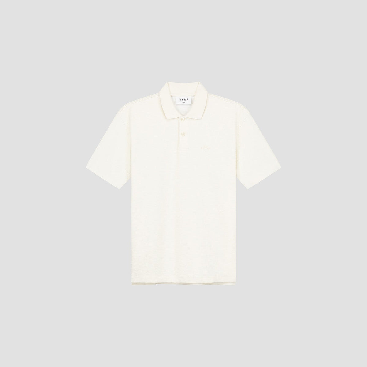 SLUB POLO SS | OFF WHITE