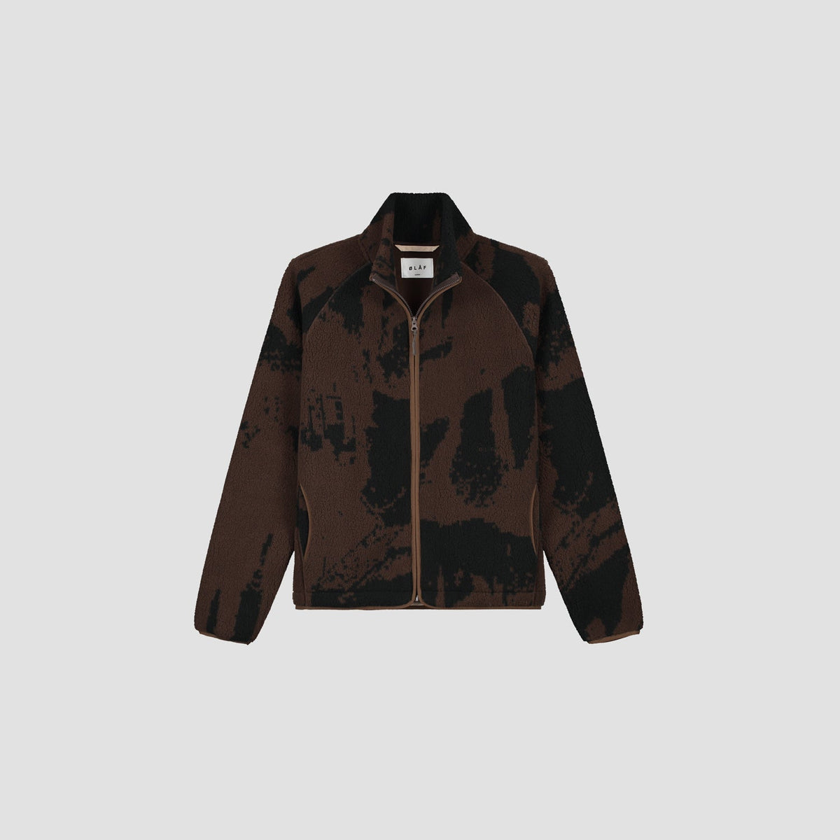 FLEECE JACKET | HOT FUDGE / BLACK