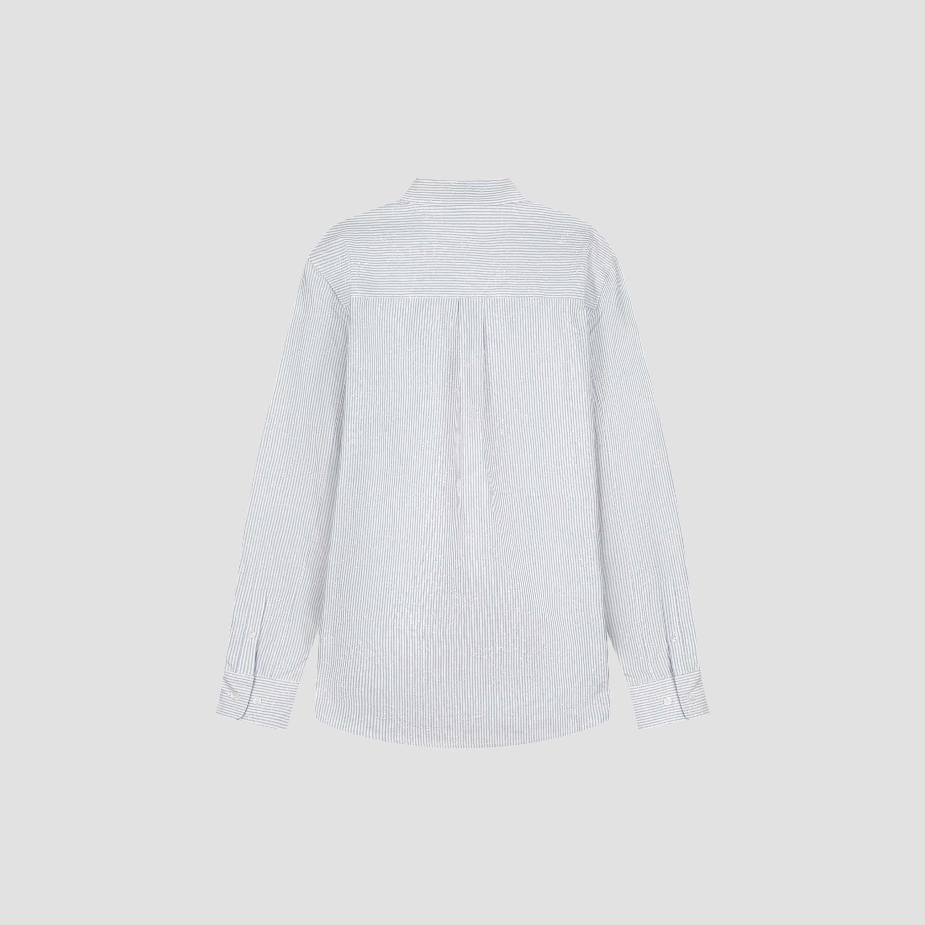 Monogram Embro Oxford Shirt - Blue Stripe