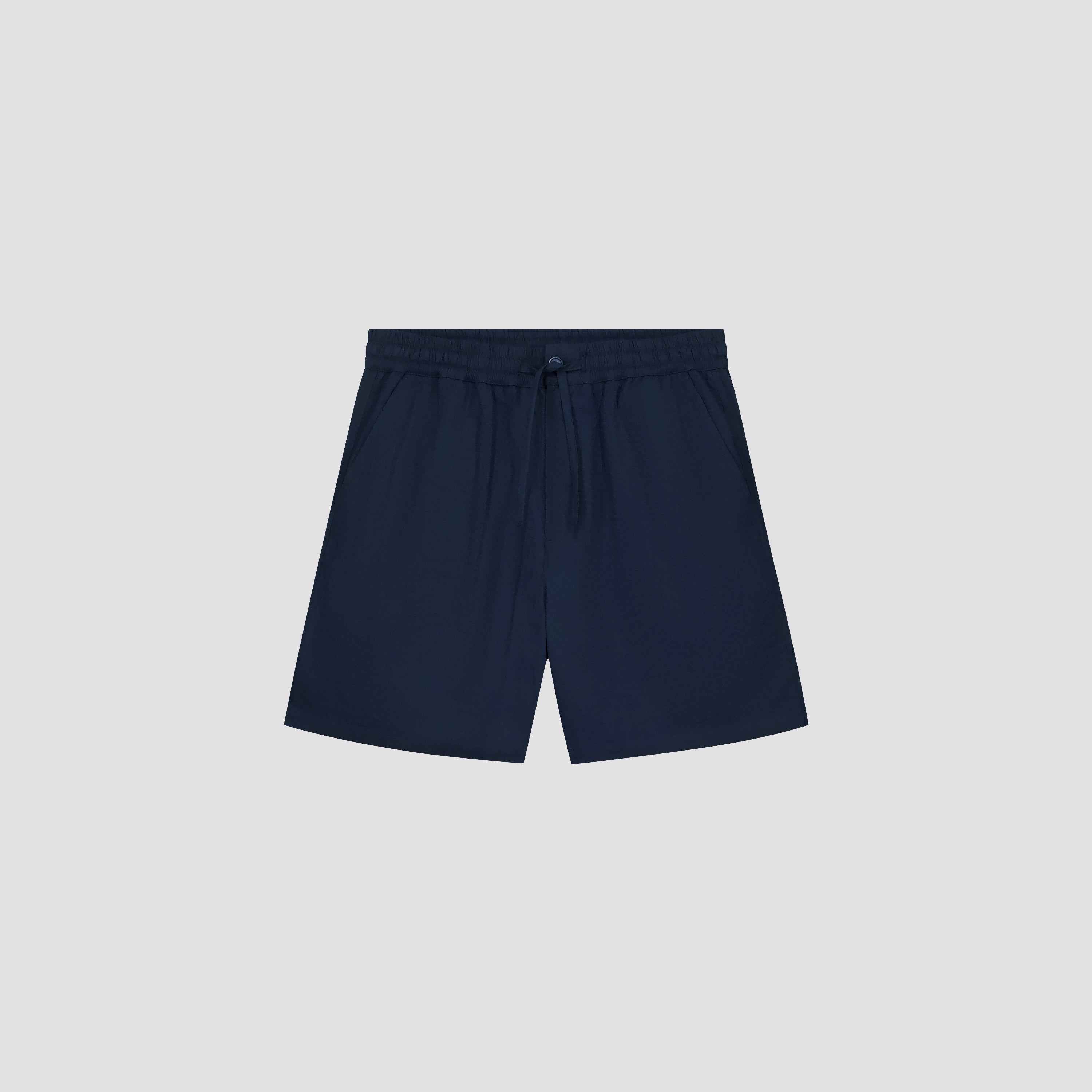 Seersucker Shorts - Navy