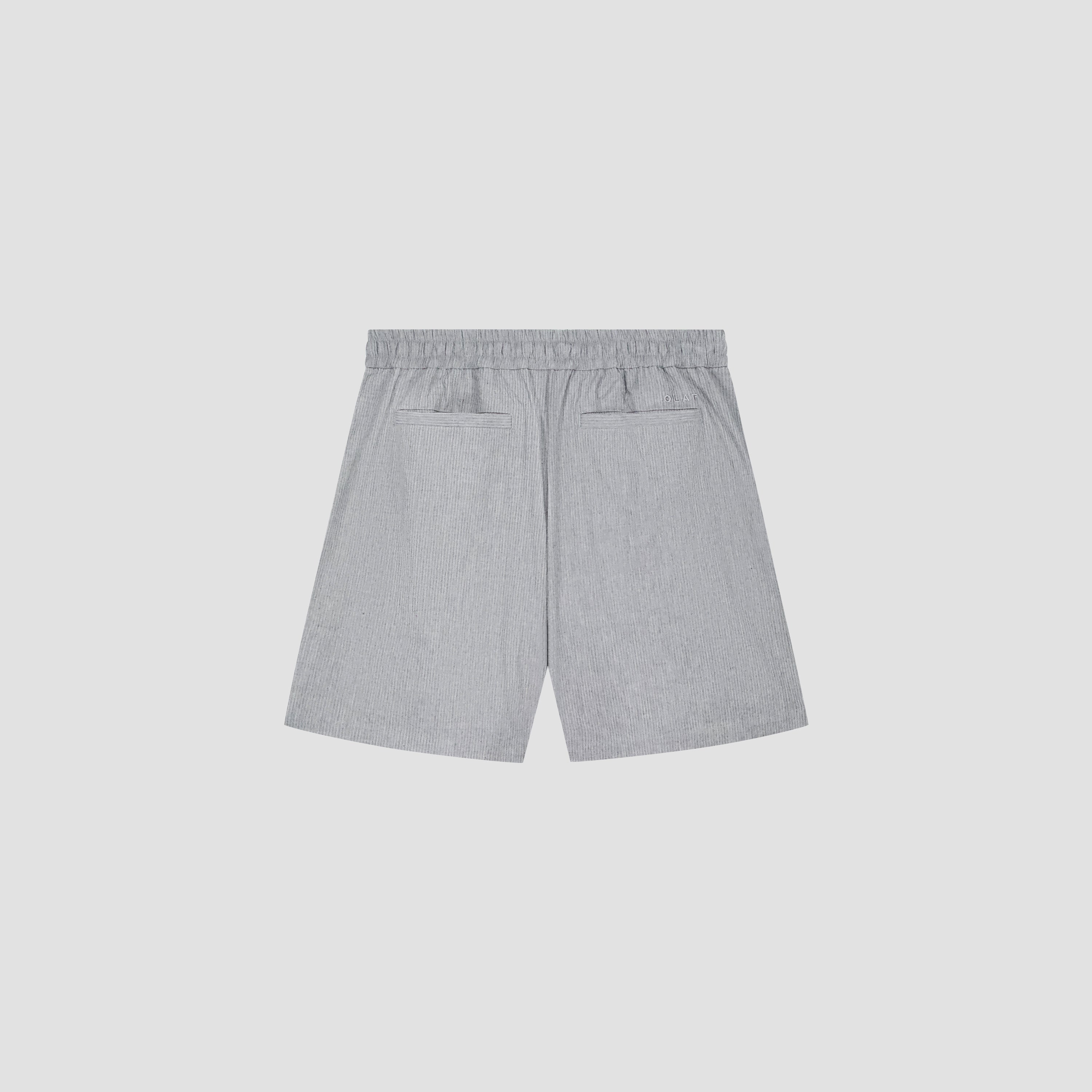 Seersucker Shorts - Heather Grey