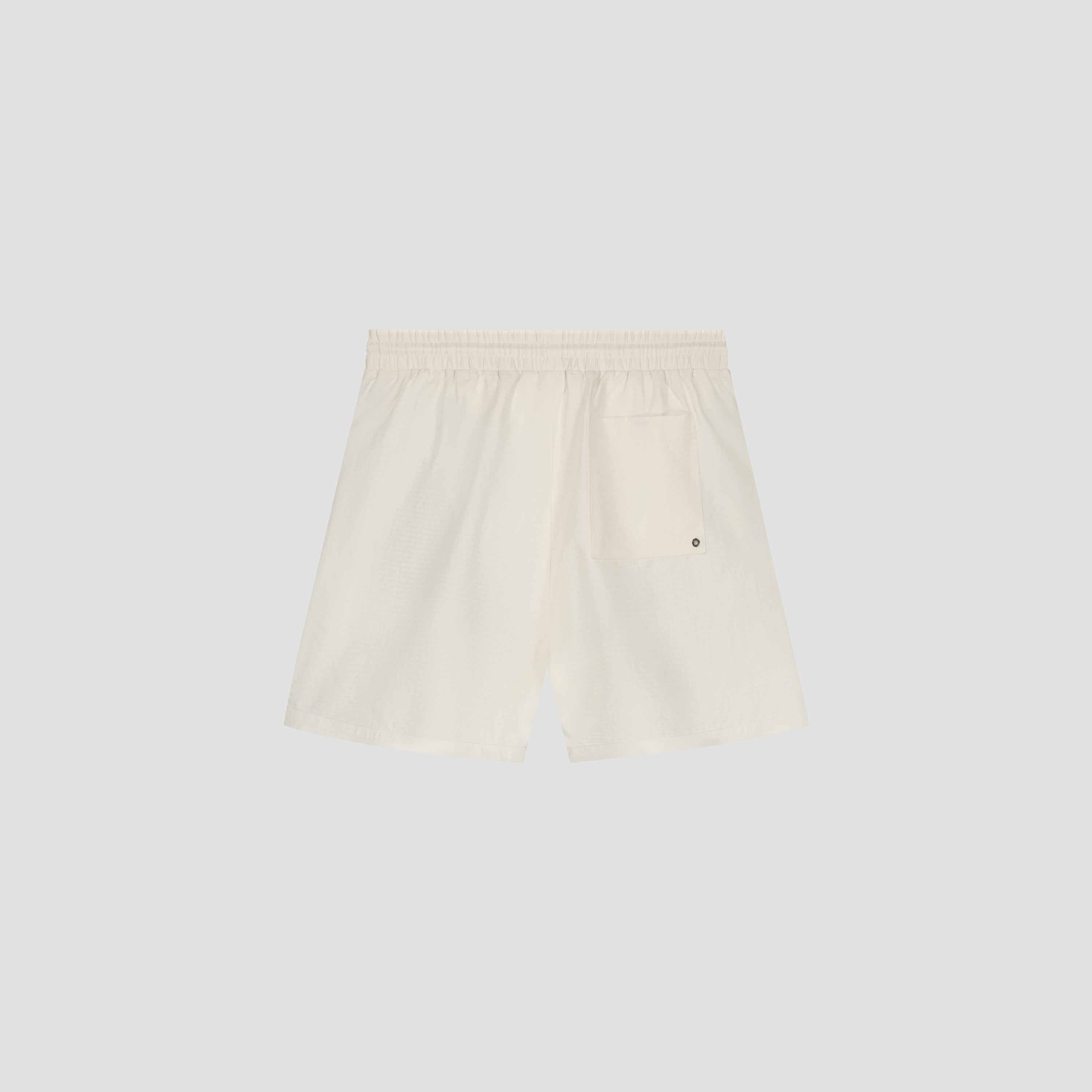 Texture Regular Swim Shorts - Off-White