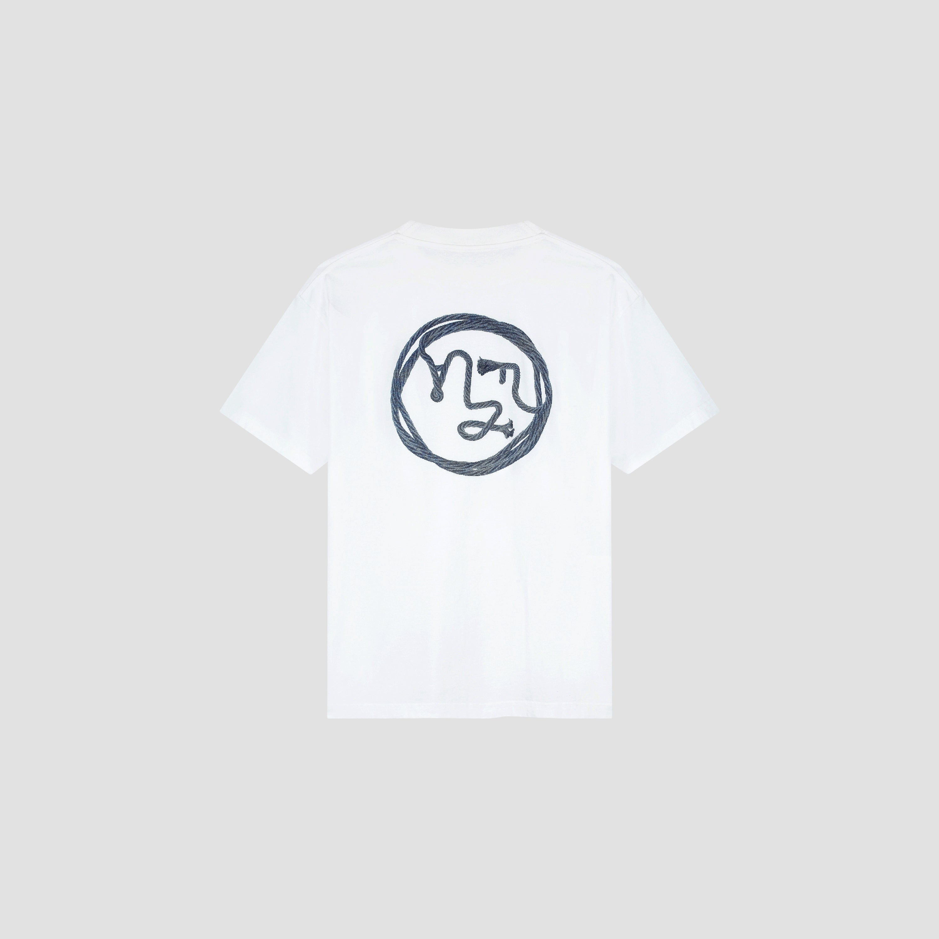 Lasso Face Tee - Optical White