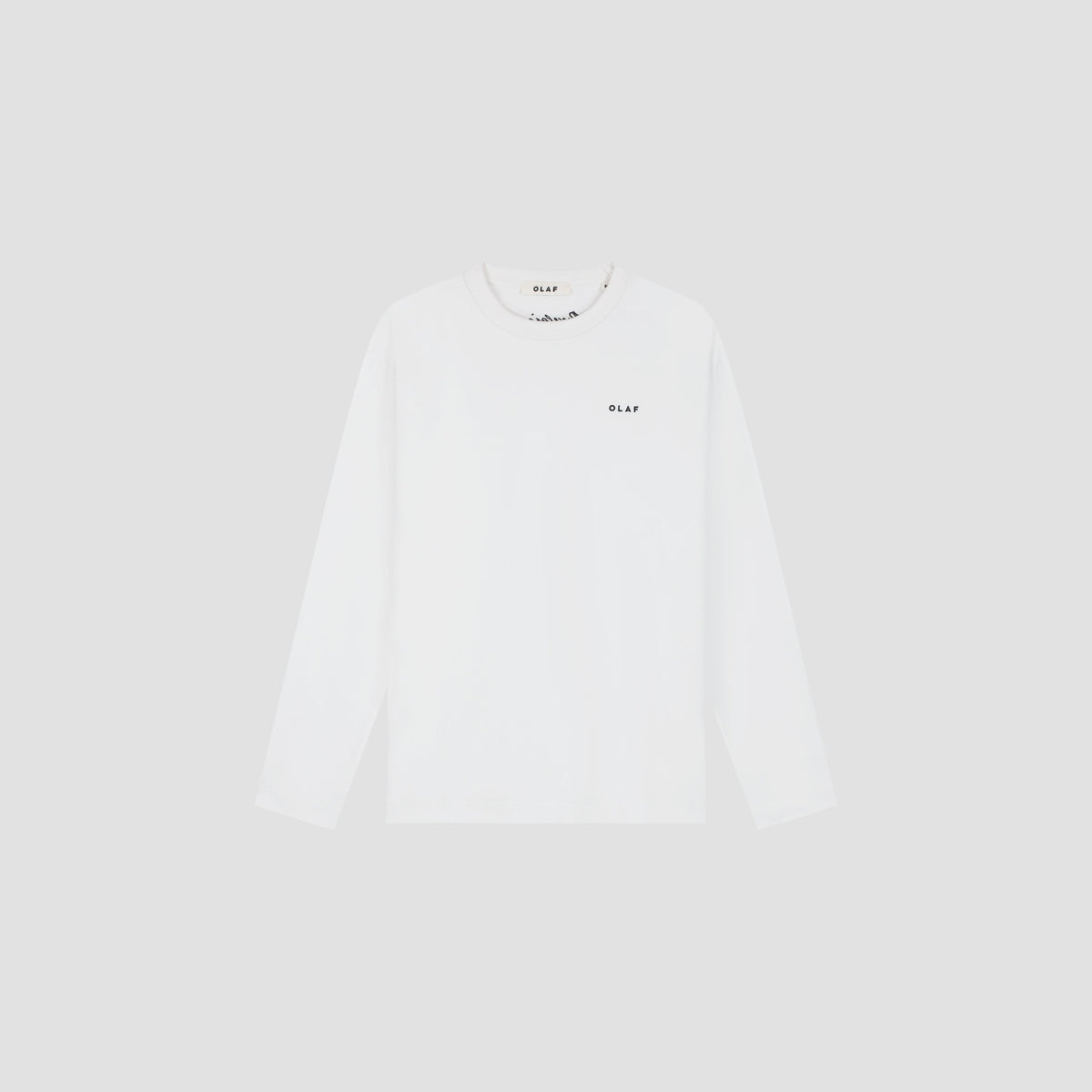 WESTERN LOGO LS TEE | OPTICAL WHITE