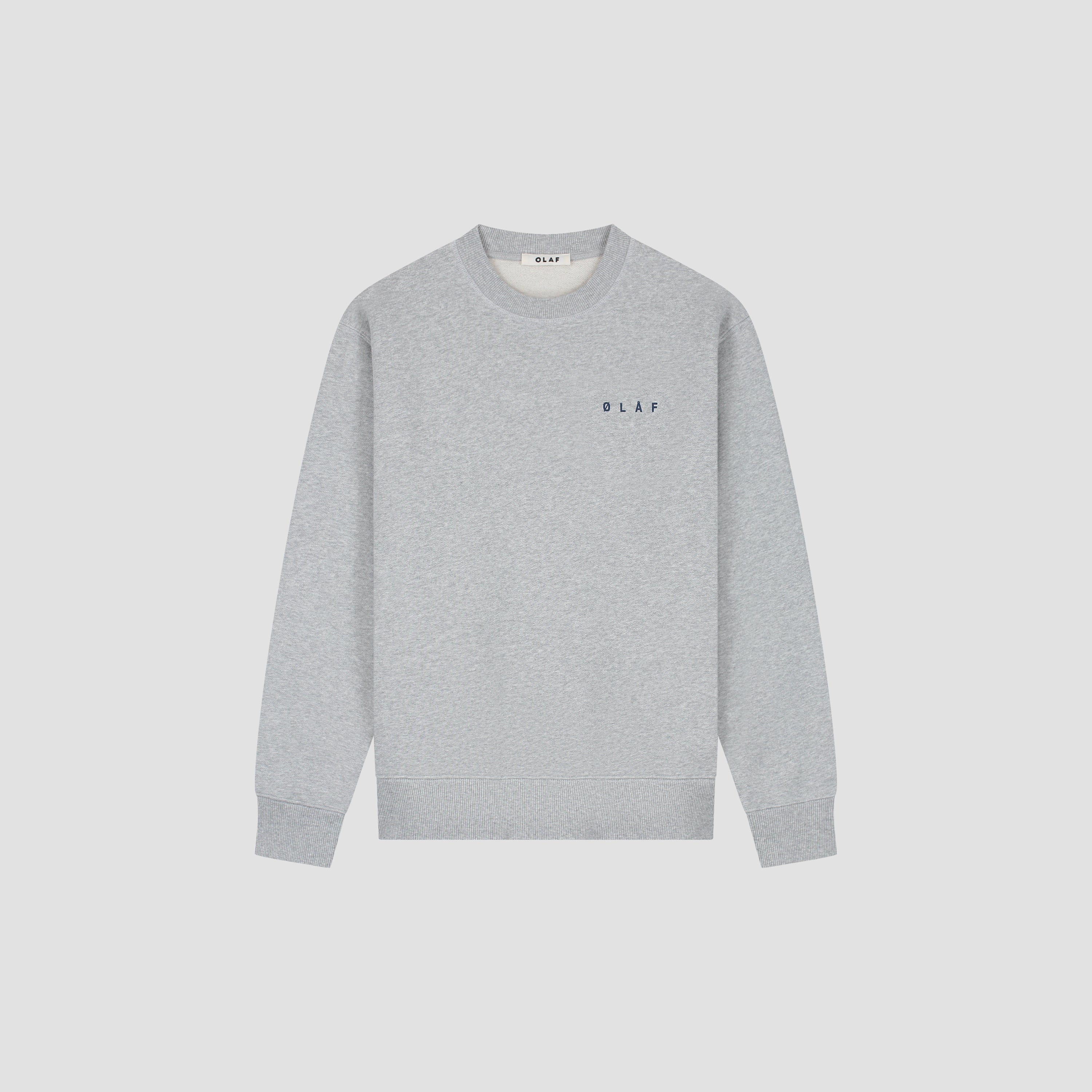 Lasso Face Crewneck - Heather Grey