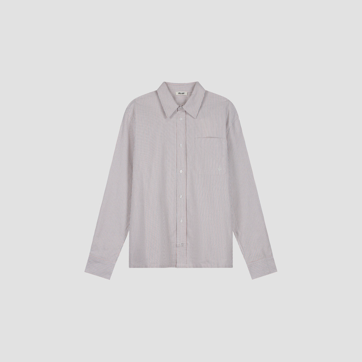 OXFORD RELAXED SHIRT | WHITE / ADRENALINE RUSH