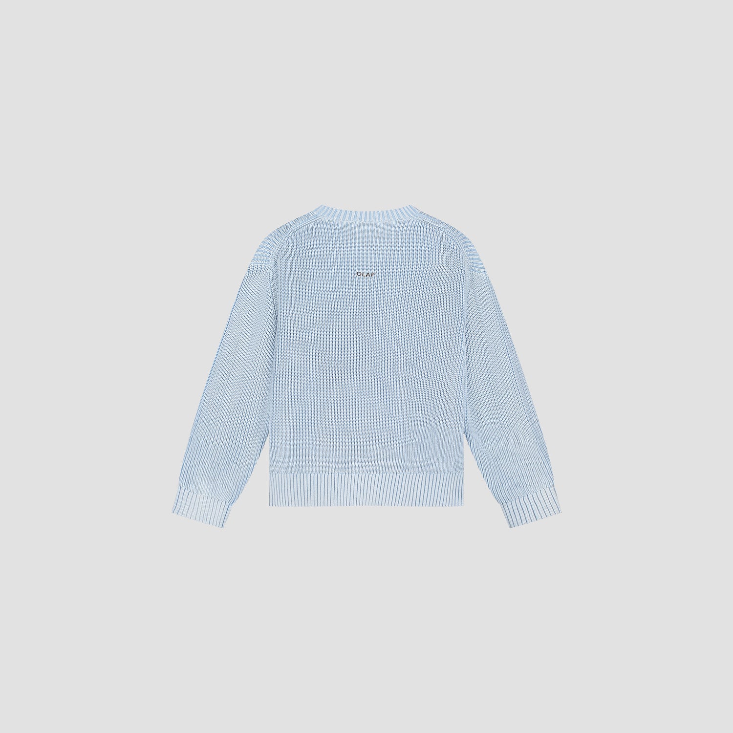 Washed Knitted Essential Crew Neck - Windsurfer