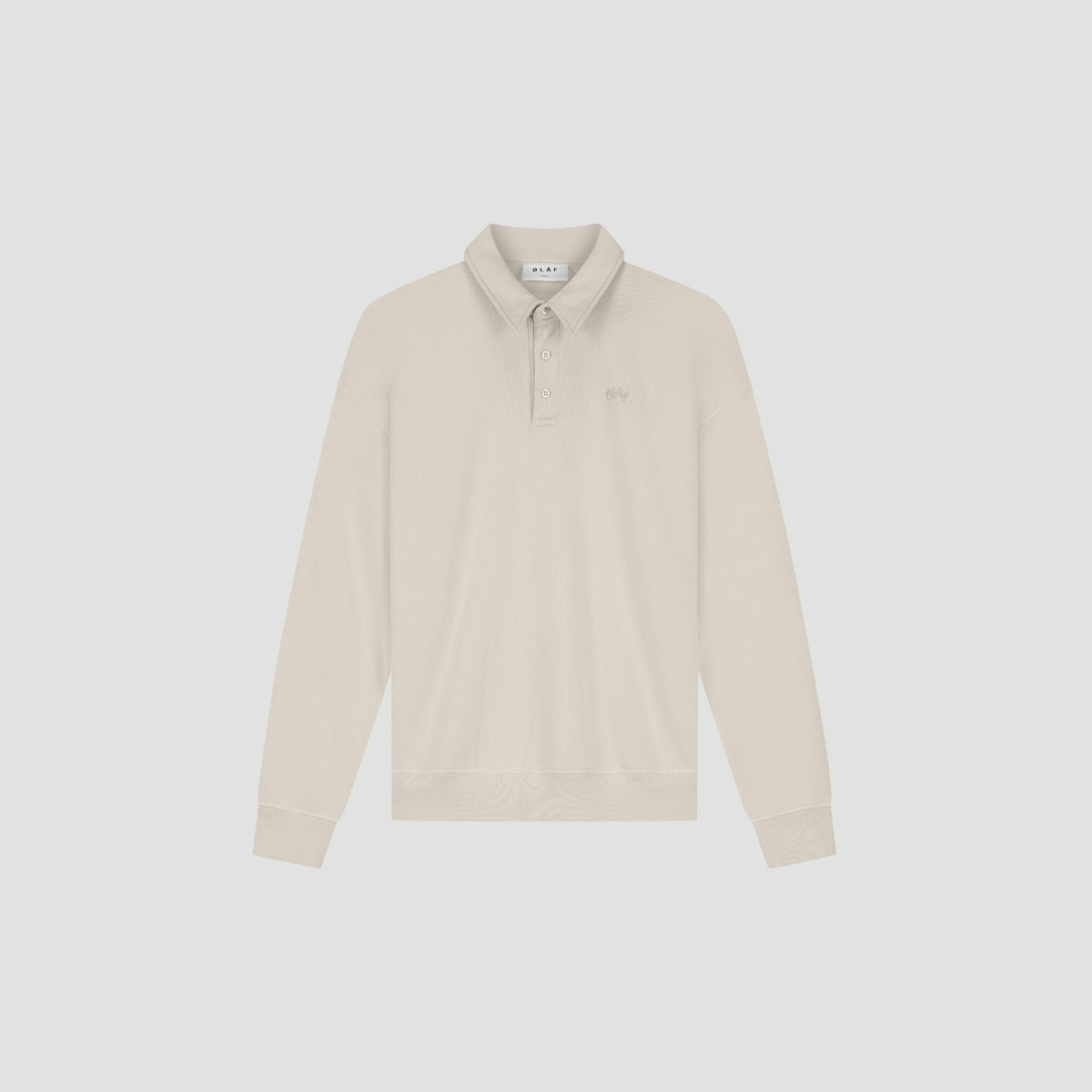 SIGNATURE OVERSIZED POLO | CEMENT