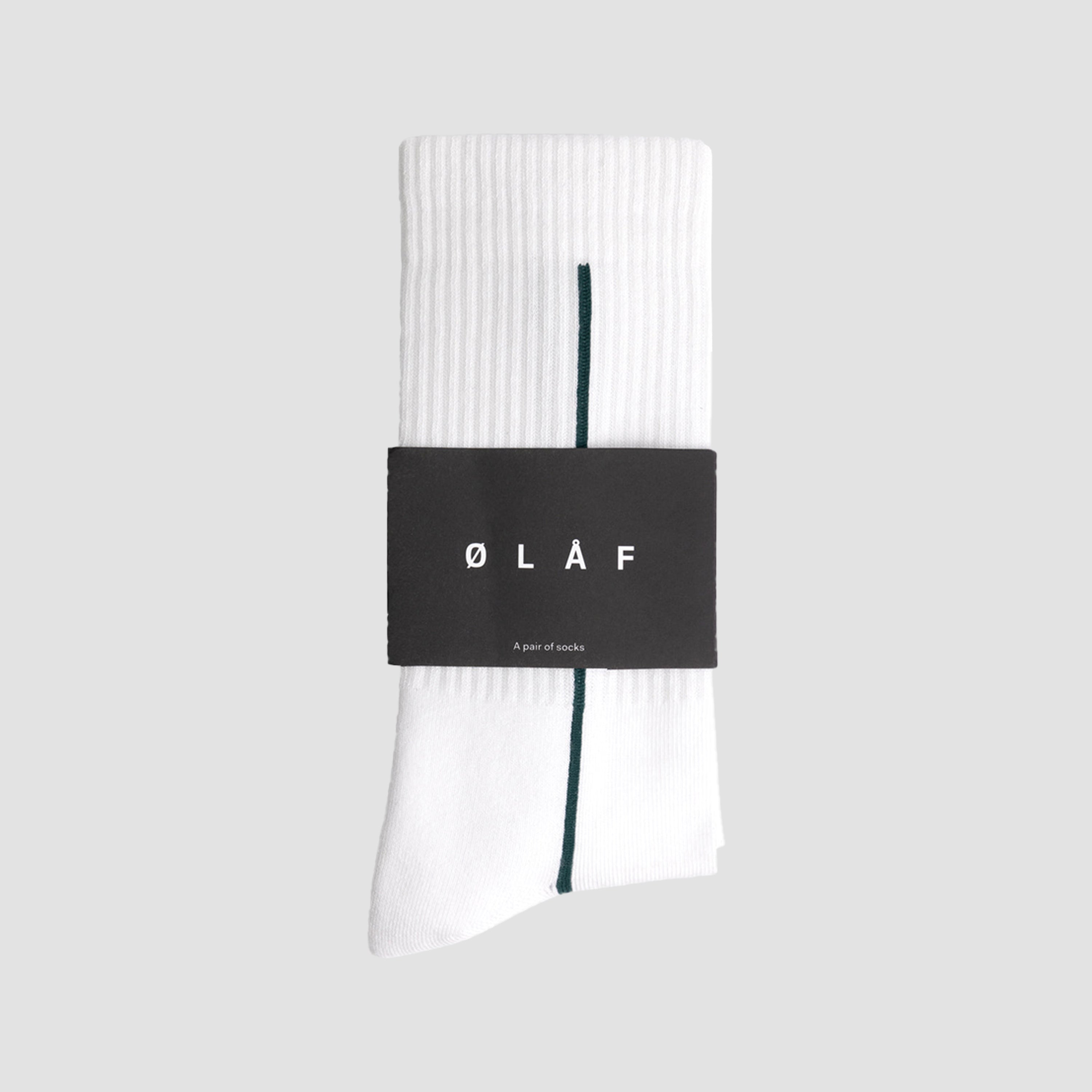 Sporty Socks - White / Black