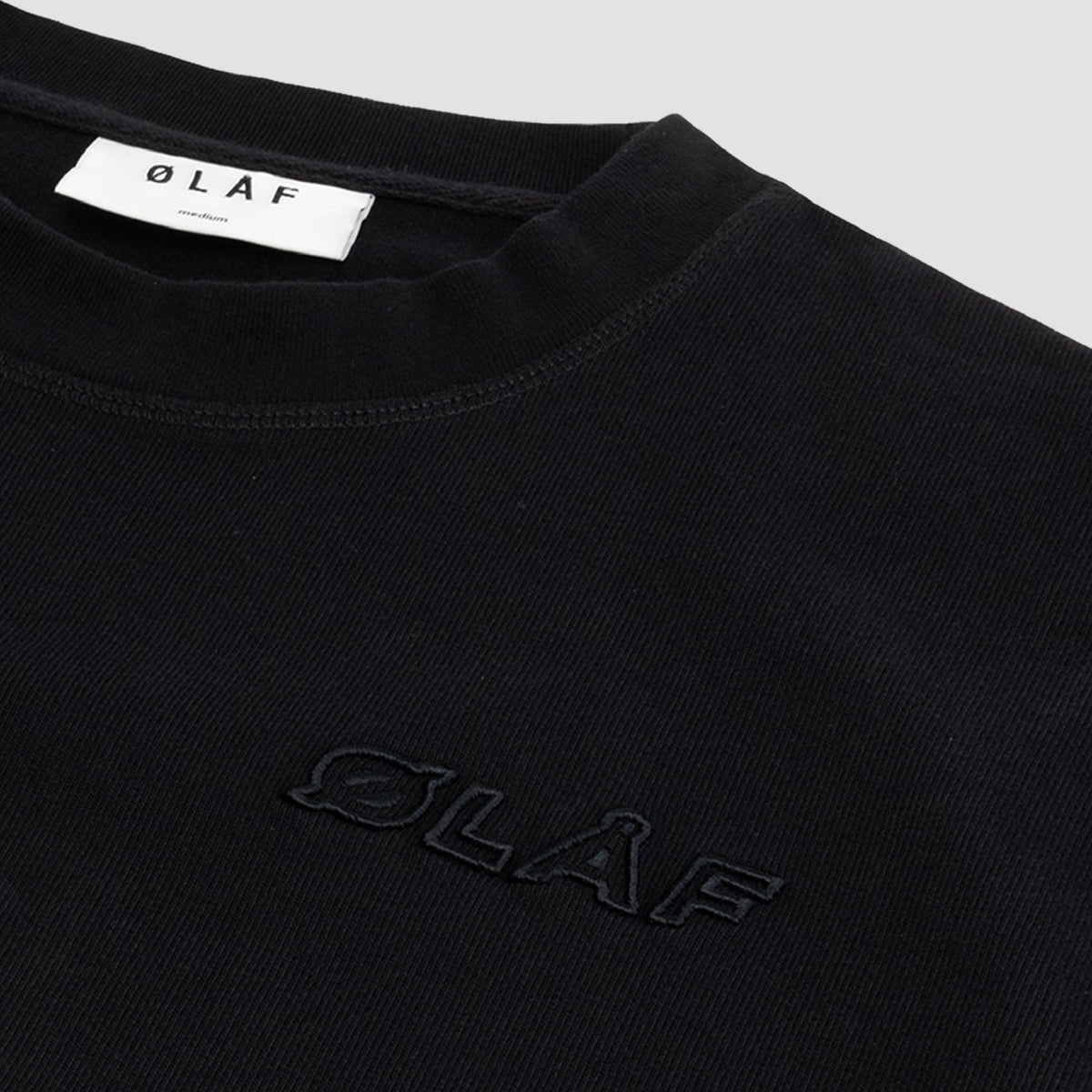 OLAF HEAVYWEIGHT STUDIO TEE | BLACK