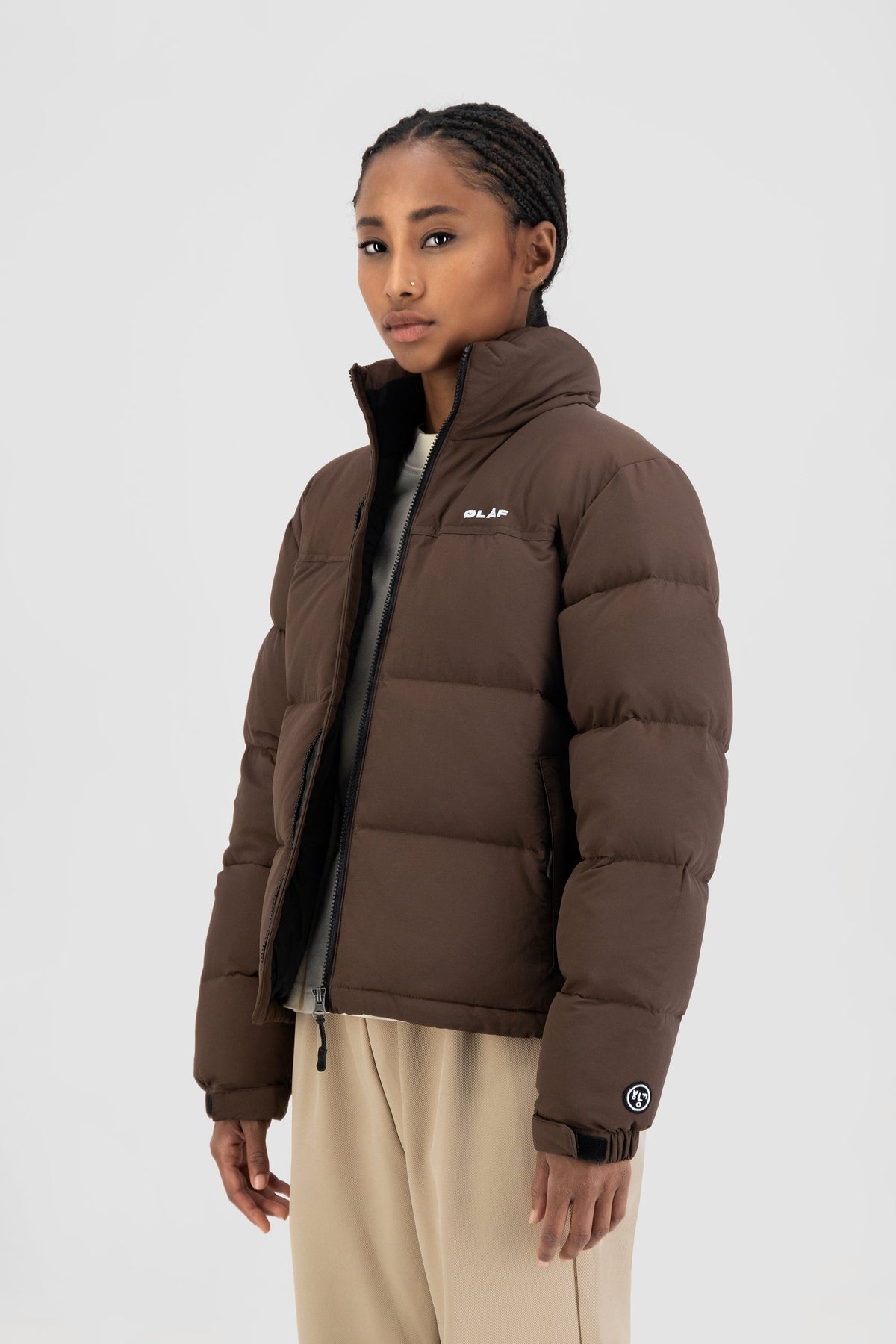 OLAF WMN PUFFER JACKET | CHOCOLATE