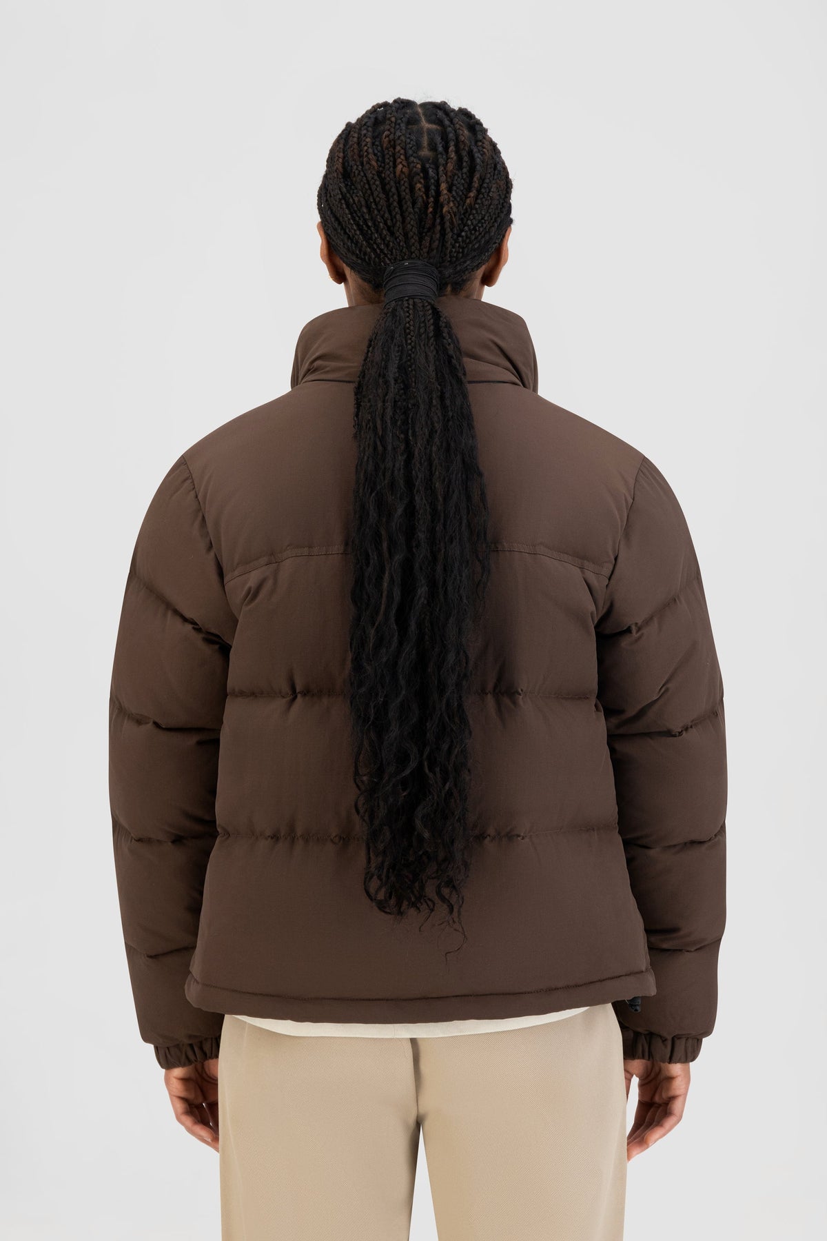OLAF WMN PUFFER JACKET | CHOCOLATE