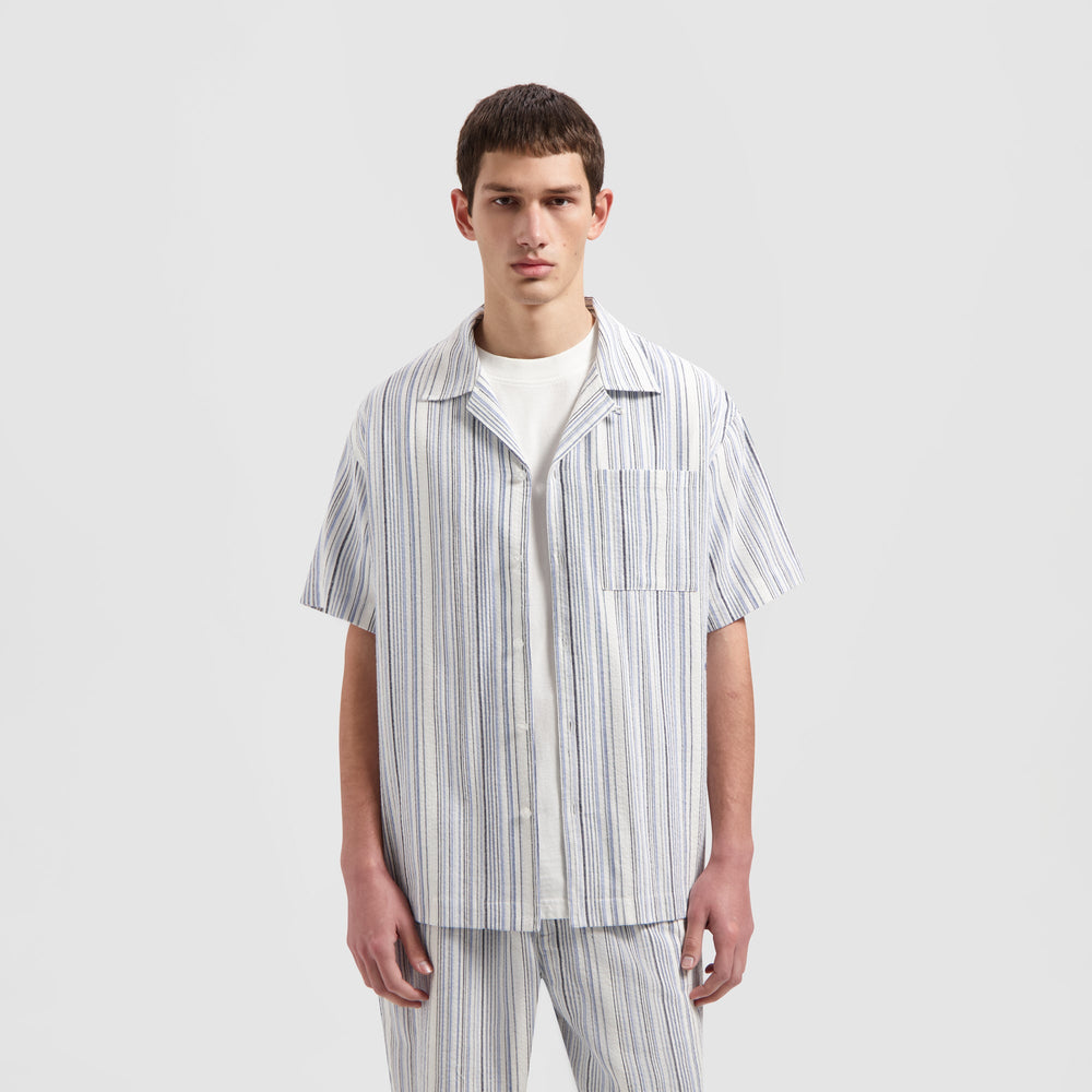 STRIPE SHIRT SS | BLUE STRIPE