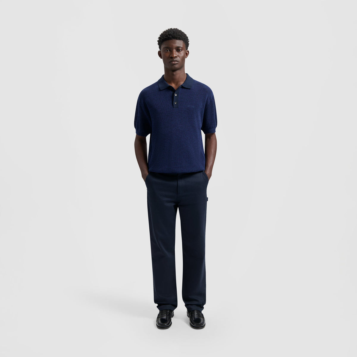 POLO KNIT SS | NAVY