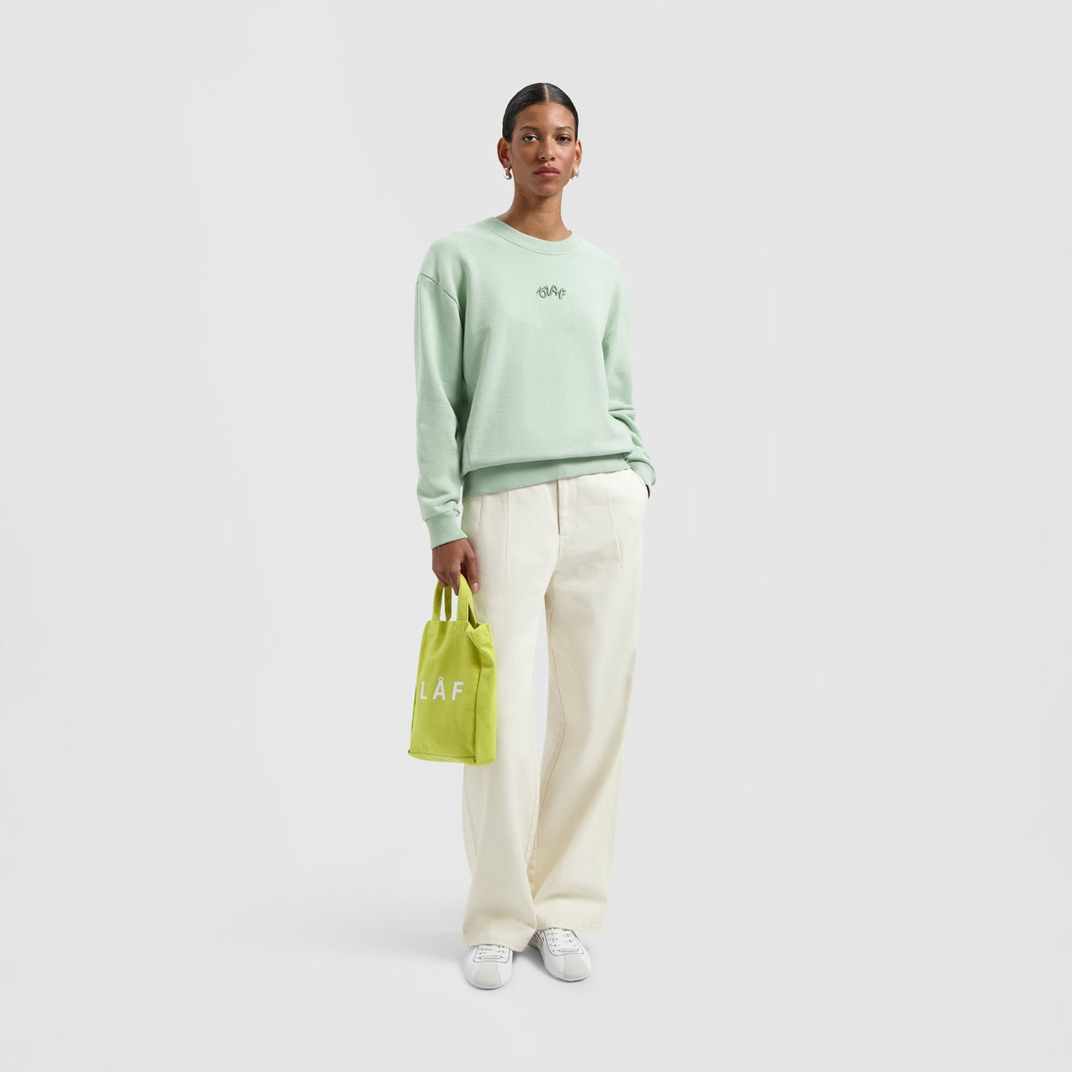 SIGNATURE LOGO CREWNECK | PALE GREEN
