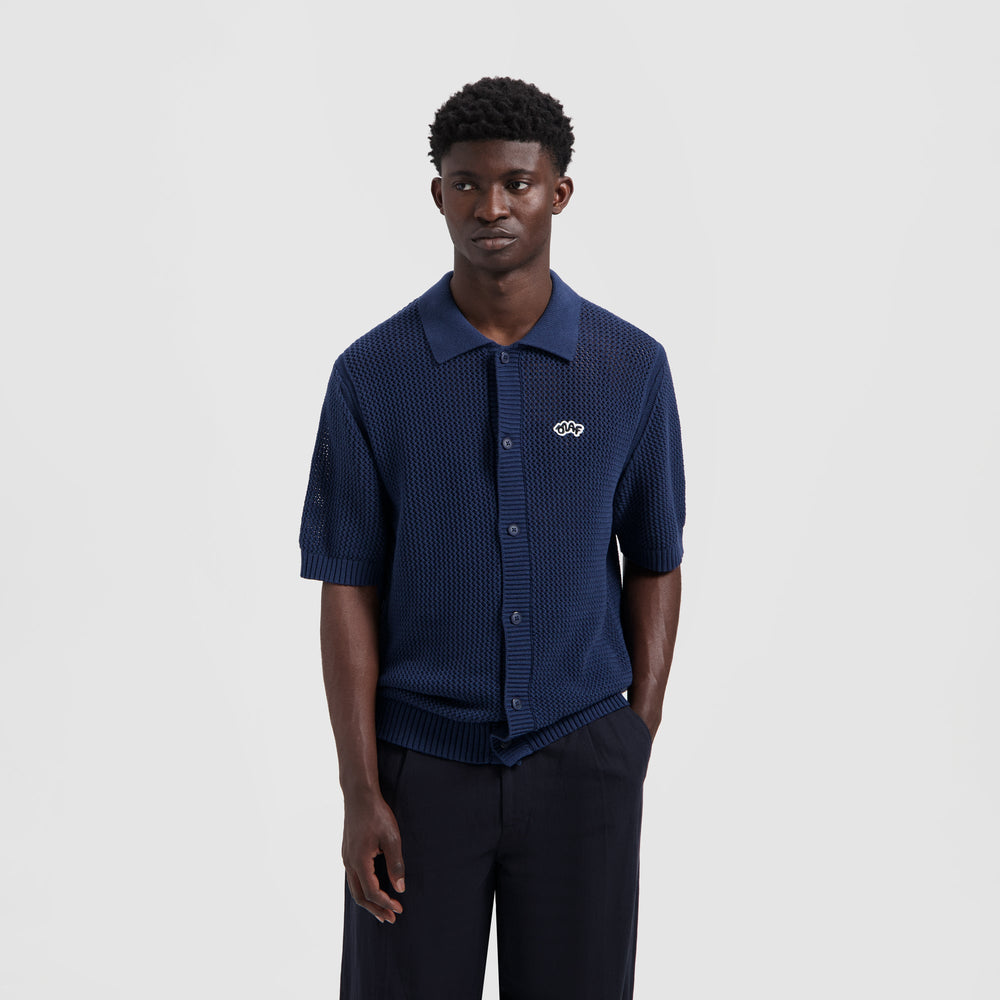 KNIT POLO | NAVY