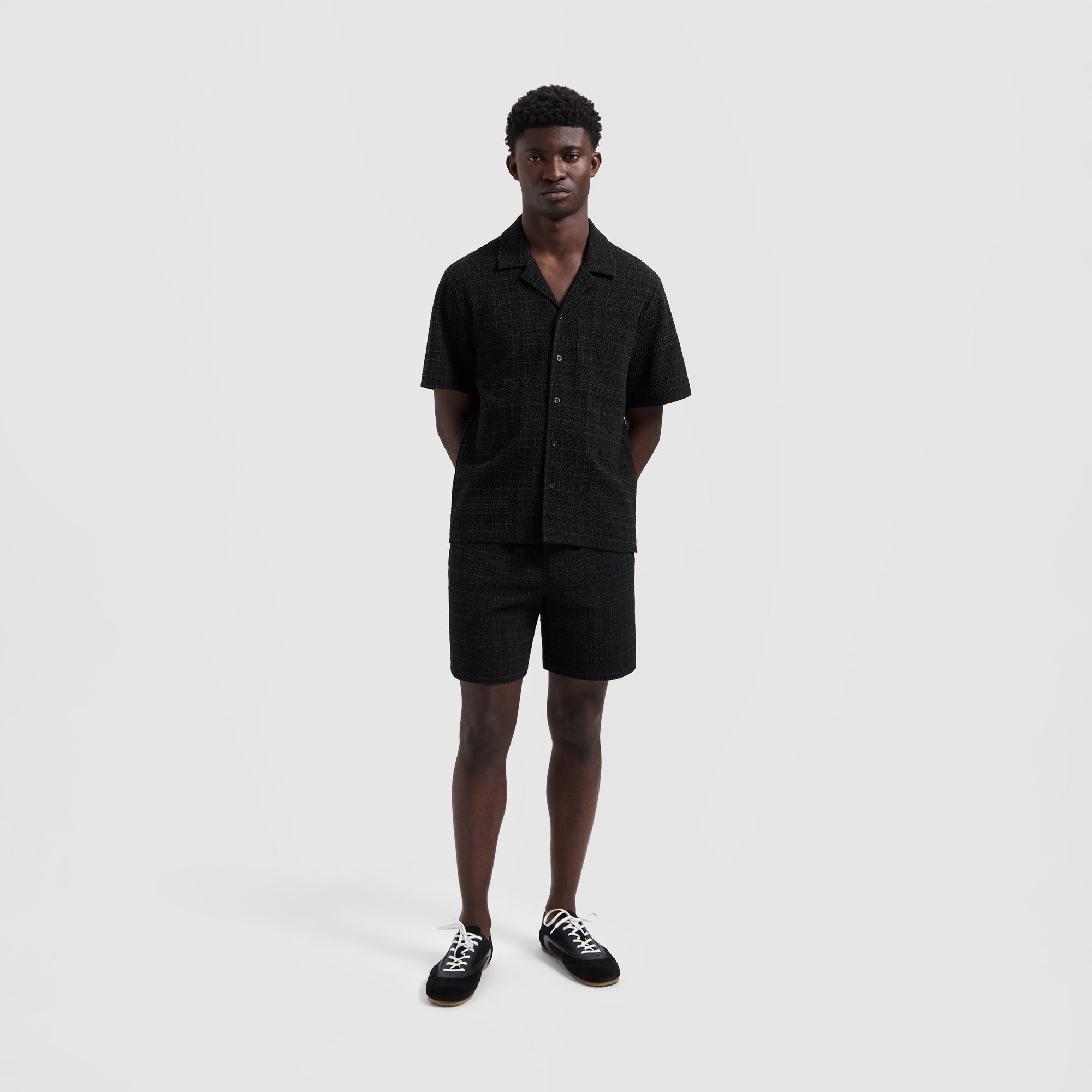 Fine Check Shorts