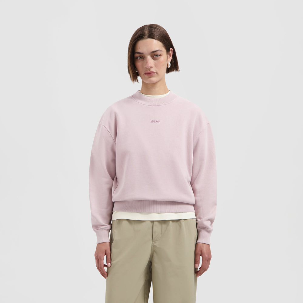 ESSENTIAL WASHED CREWNECK | KEEPSAKE LILAC