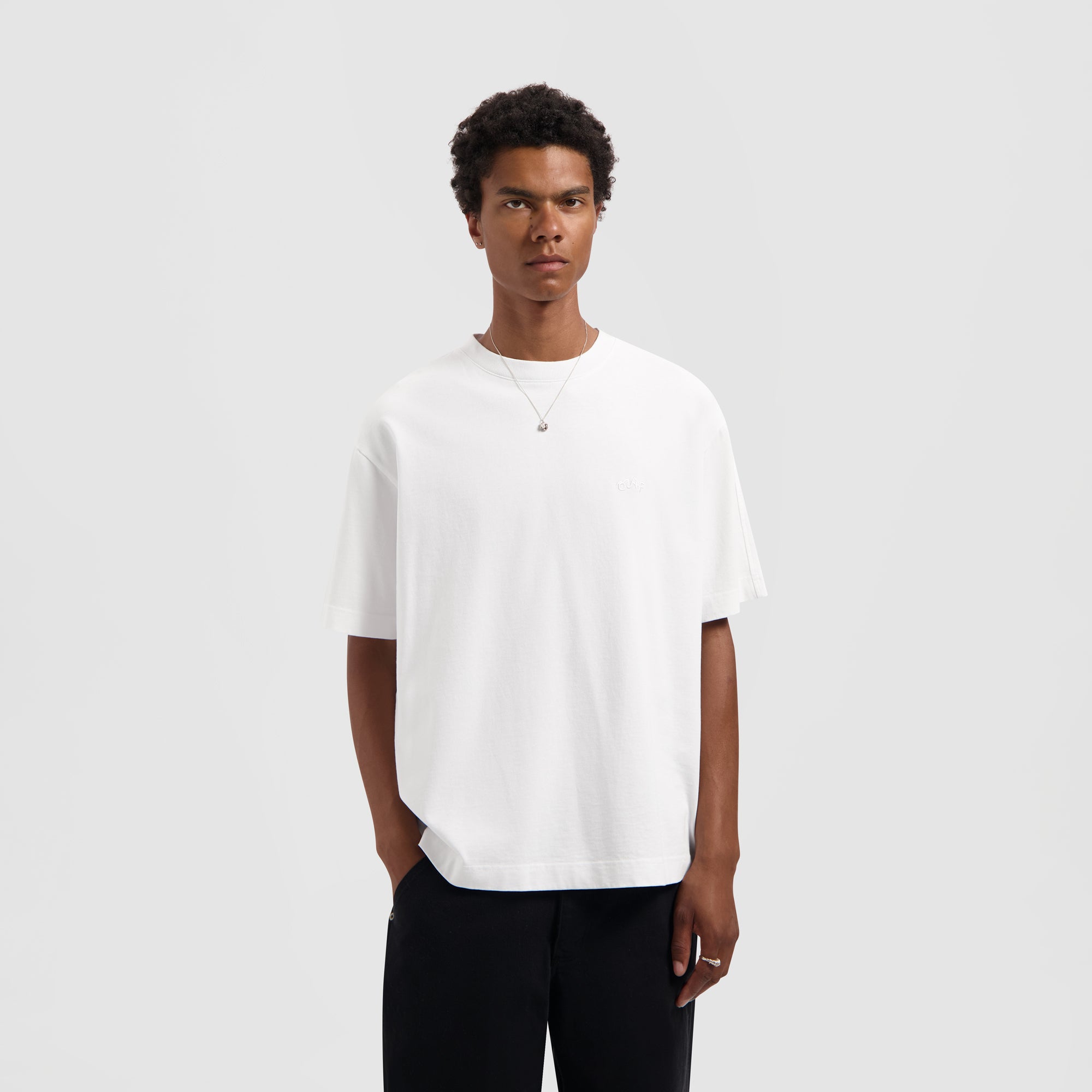 Signature Tee - Optical White