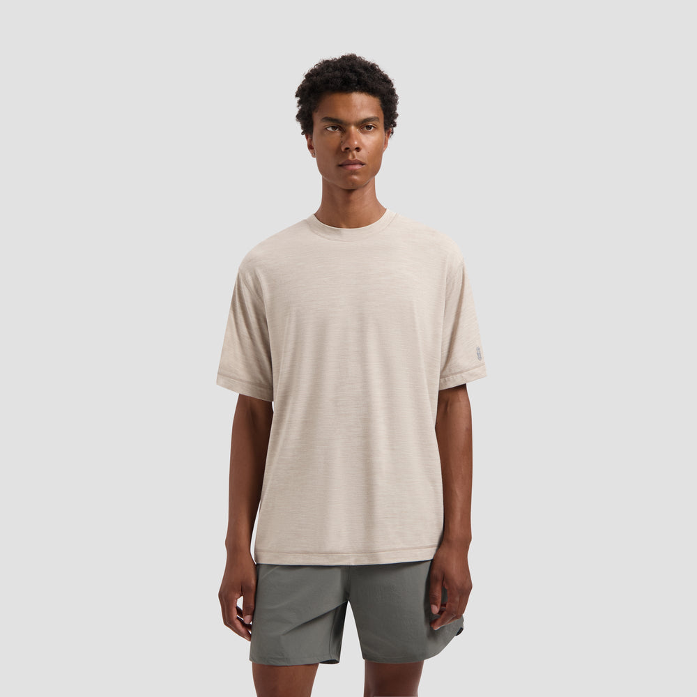 10YR GRAPHIC BOXY SS TEE | COBBLESTONE