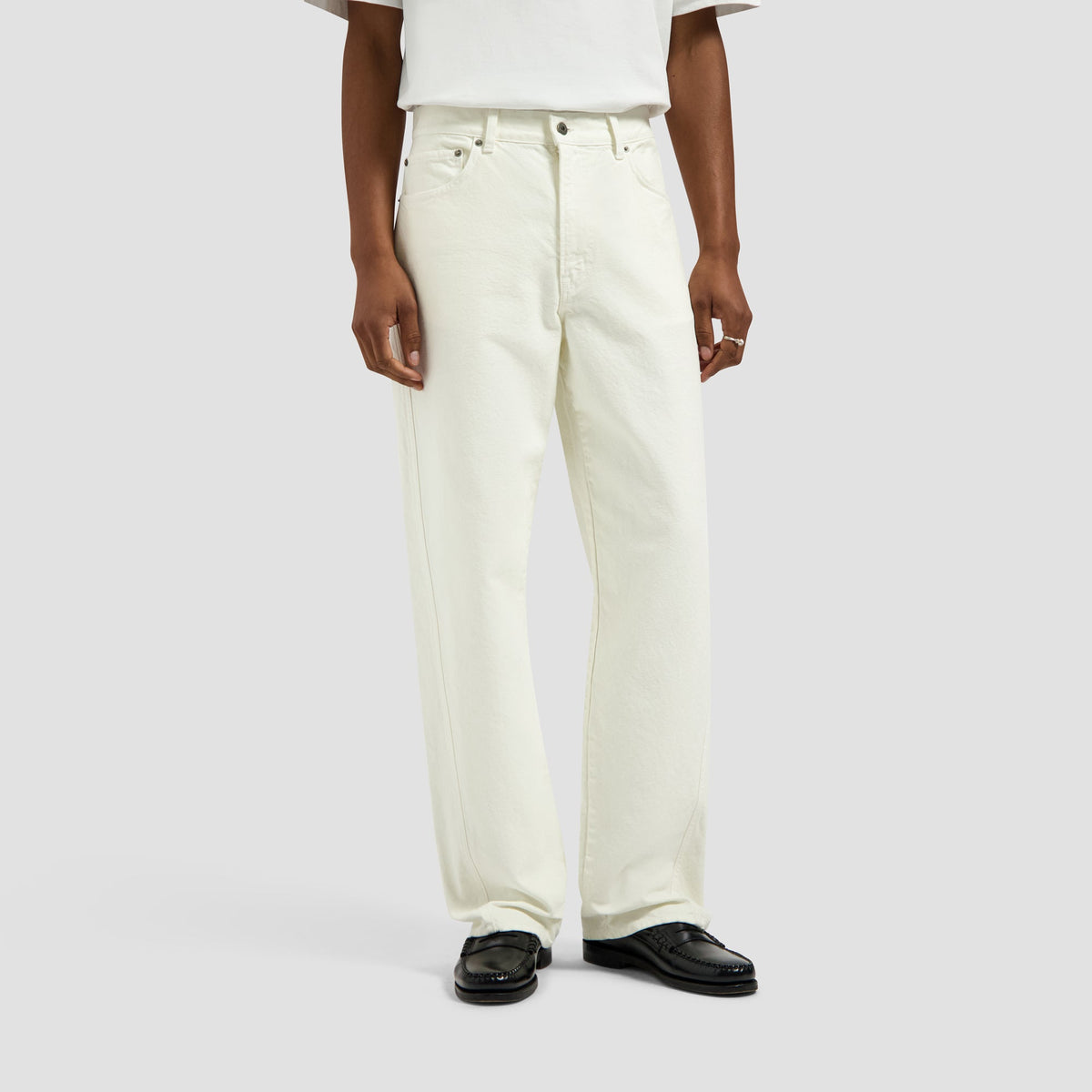 RELAXED CANVAS PANT | OFF WHITE