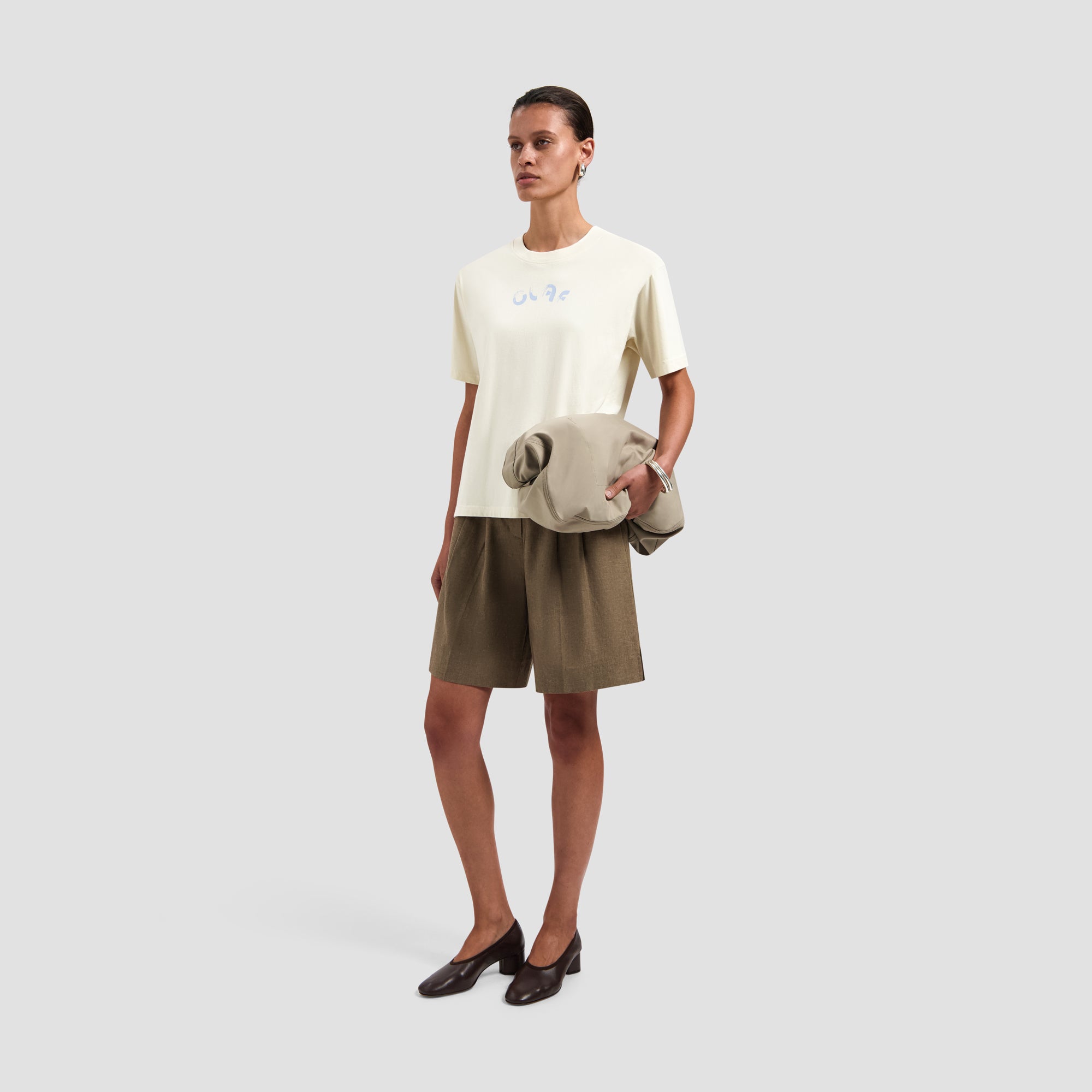 Brushstroke Olaf Regular Tee - Off-White