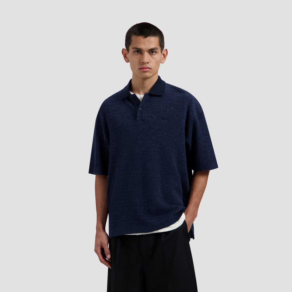 SIGNATURE TEXTURE POLO | NAVY