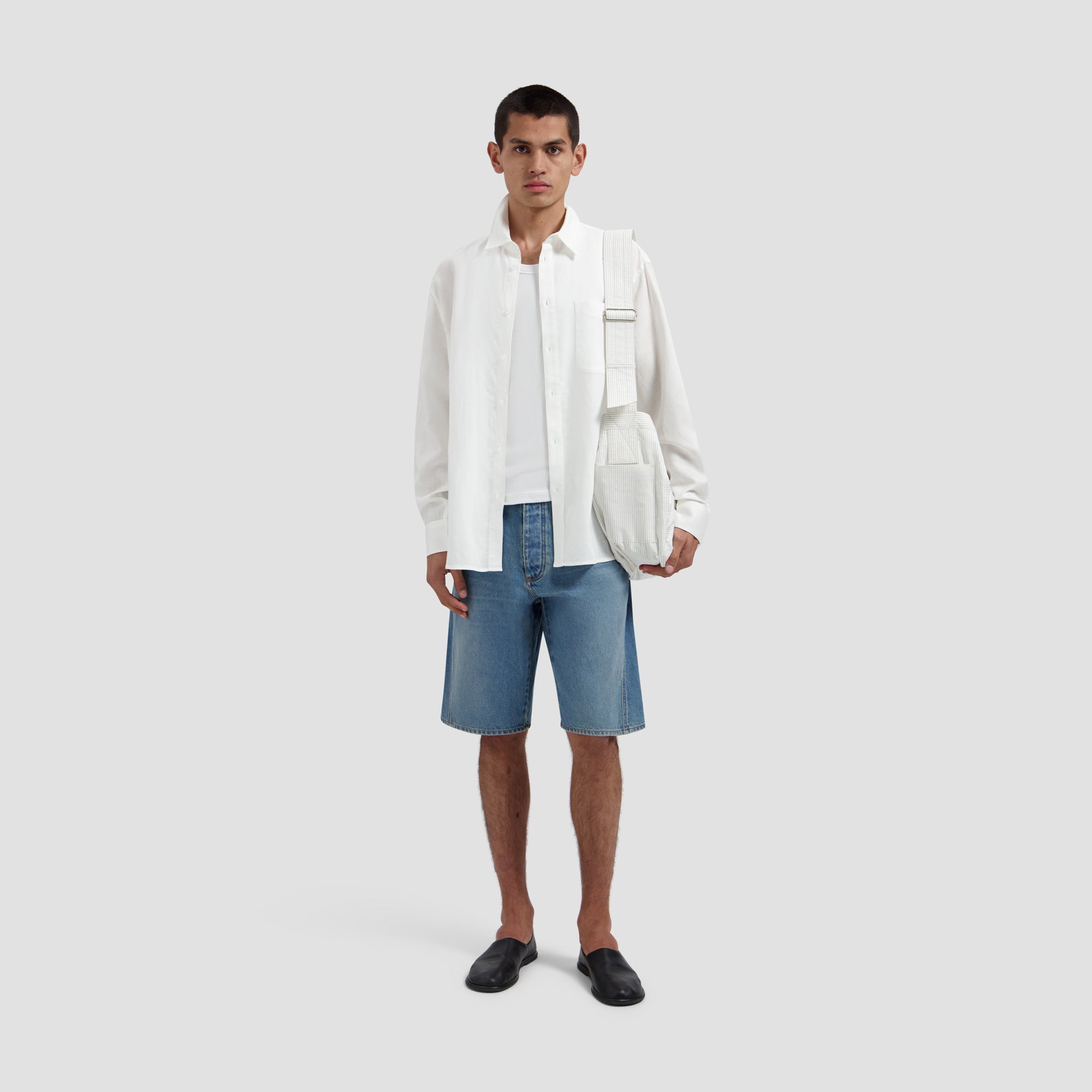 Essential Rib Tank Top - Optical White