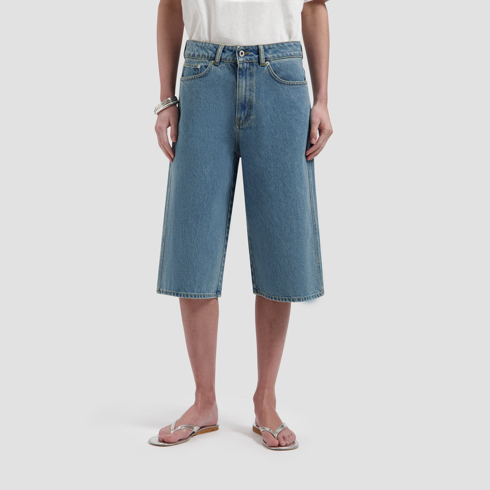 DENIM SHORTS | WASHED INDIGO