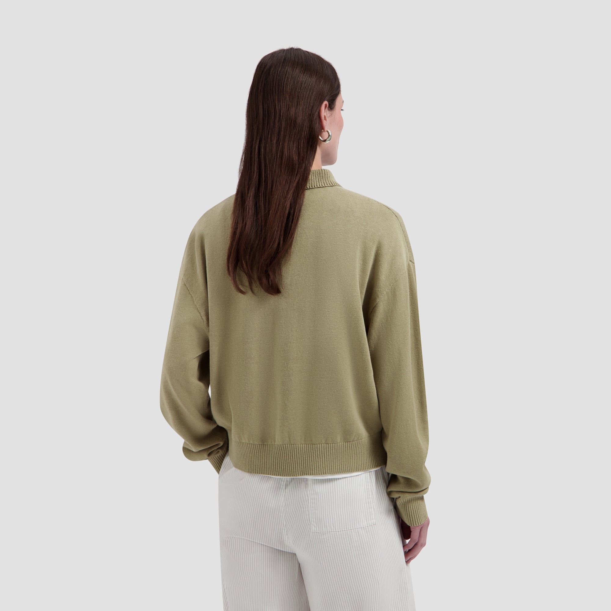 Linen Knit Polo - Tree House