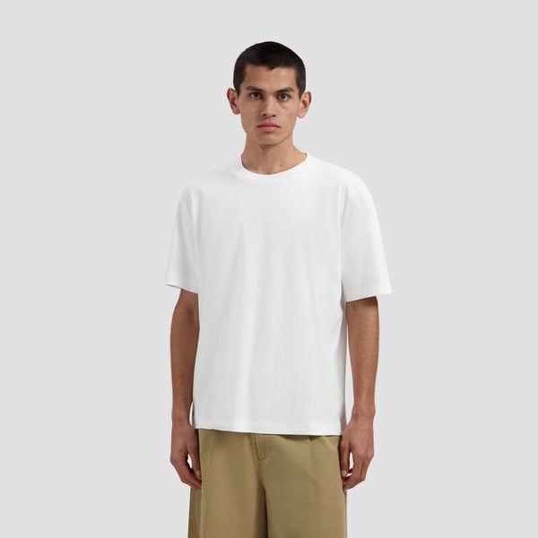 Monogram Boxy Tee - Optical White