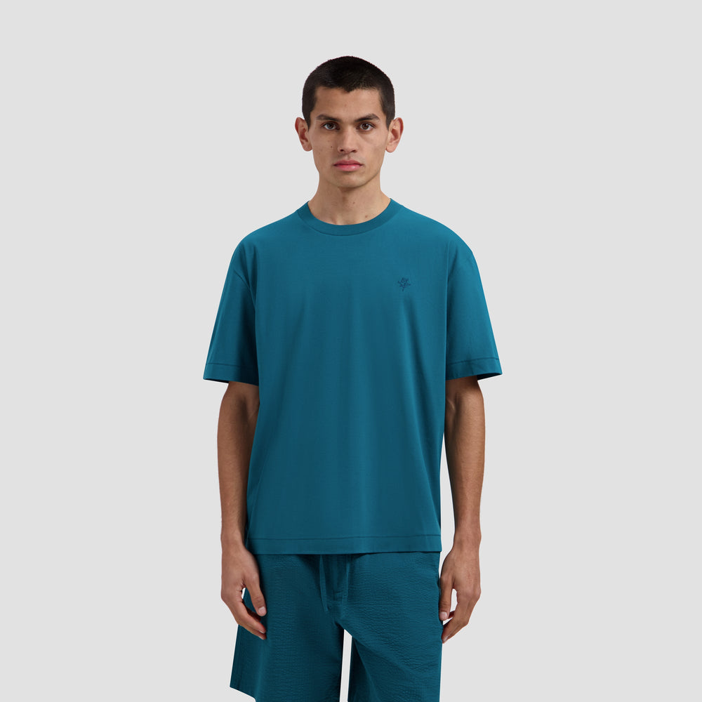 MONOGRAM BOXY TEE | GULF COAST
